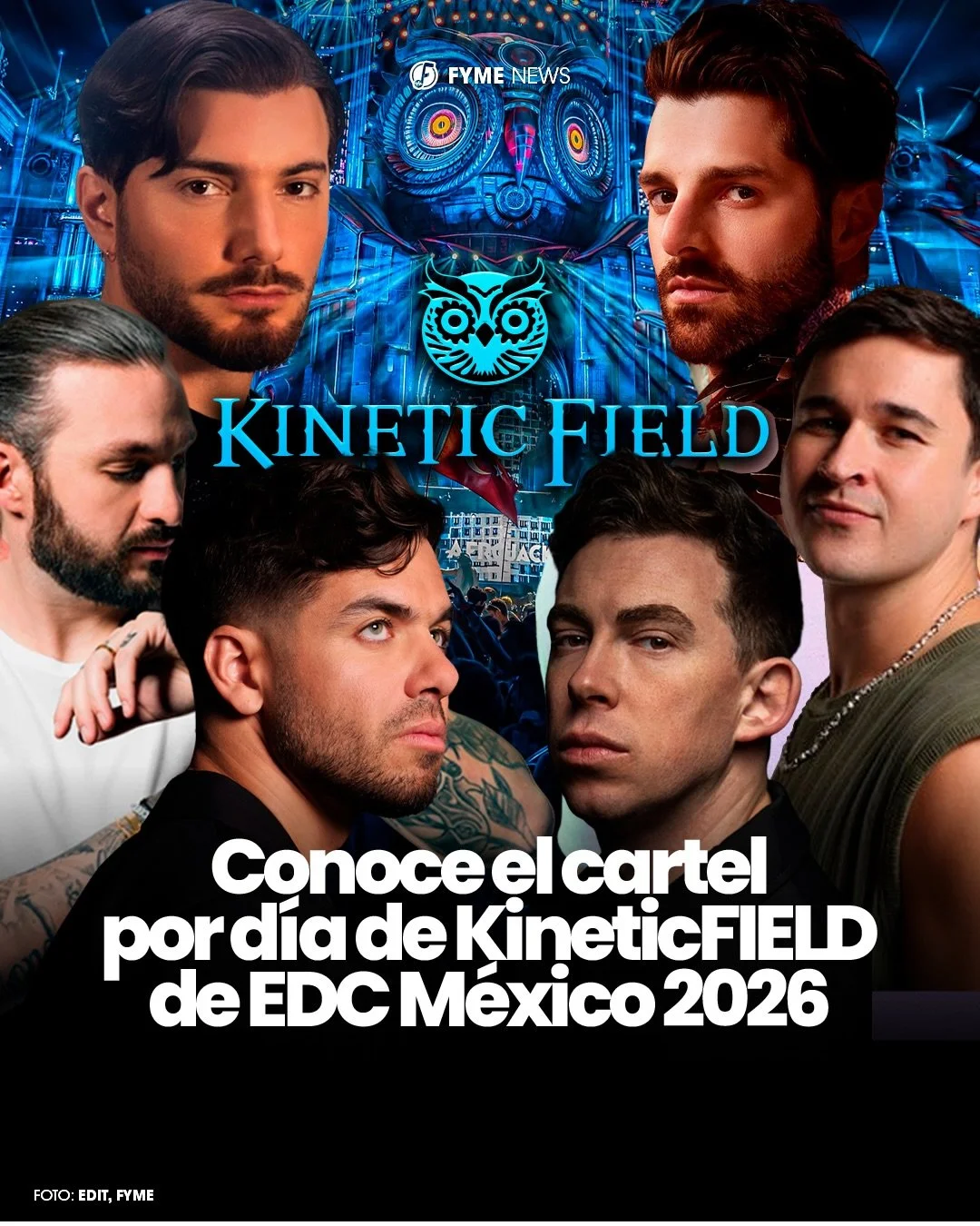 As&iacute; estar&aacute; sonando el #kineticMetropolis este 20+21+22 de febrero bajo el cielo el&eacute;ctrico de @edc_mexico 🌠🇲🇽

Todo listo el line up por d&iacute;a para el MainStage m&aacute;s imponente hasta el momento 😮&zwj;💨🔥

Nos vemos 