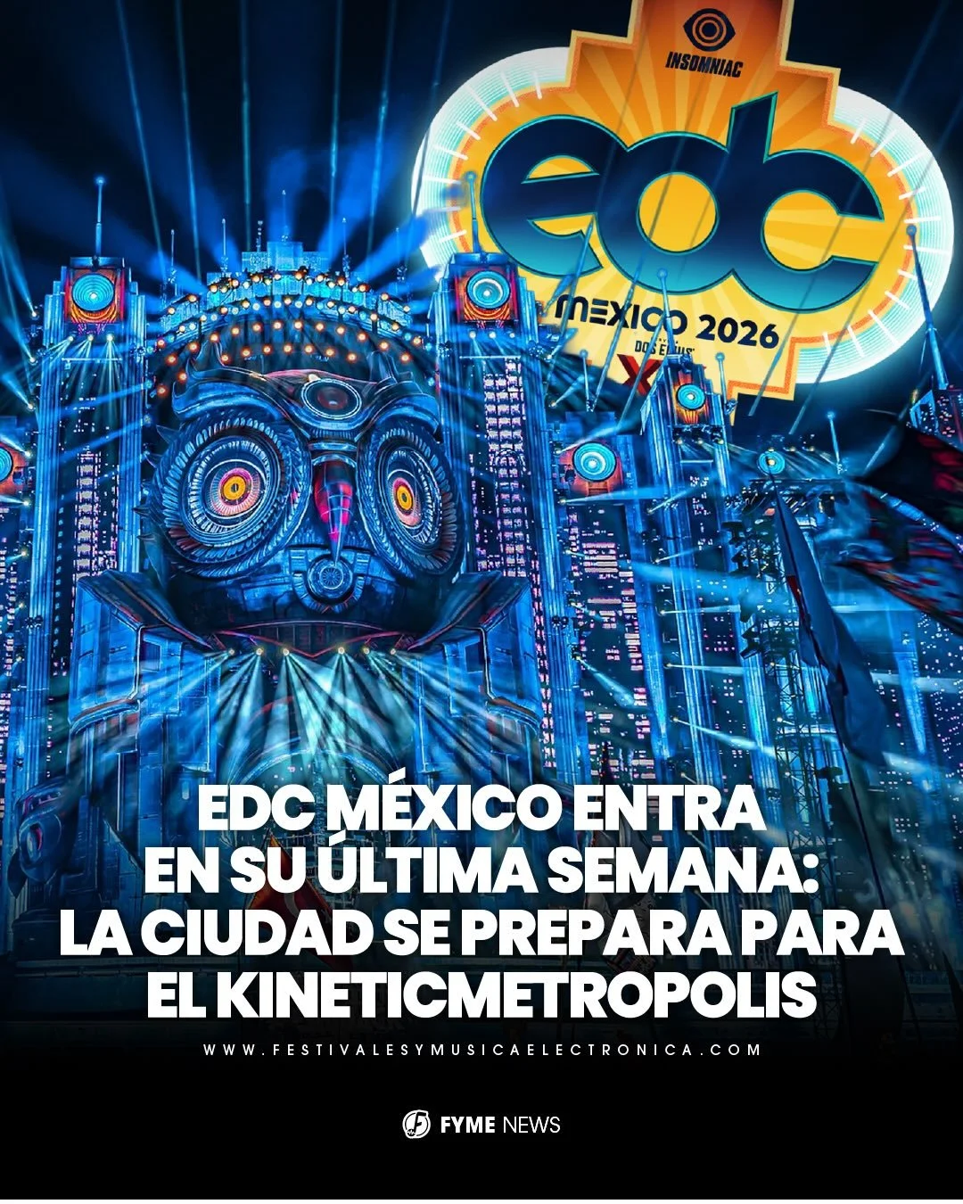 La cuenta regresiva por fin comienza y ya nos encontramos a 7 d&iacute;as de vivir la mejor experiencia de @edc_mexico para su doceava edici&oacute;n 🇲🇽🔥

Los d&iacute;as se pasan muy r&aacute;pido para bailar bajo el cielo el&eacute;ctrico este 2