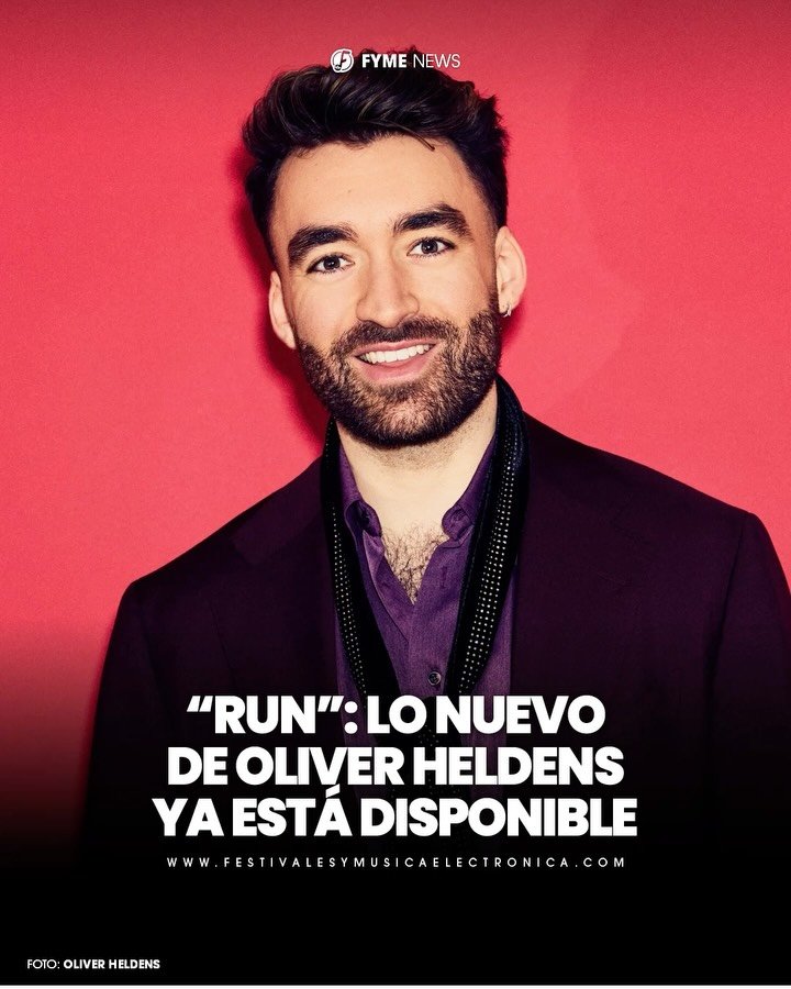 Oliver Heldens vuelve a subir la energ&iacute;a con &ldquo;RUN&rdquo; ⚡🔥 Un track potente, vibrante y listo para dominar la pista. &iquest;Ya la escuchaste? 🎧✨

#OliverHeldens #Run #Oliverheldensfans #edm