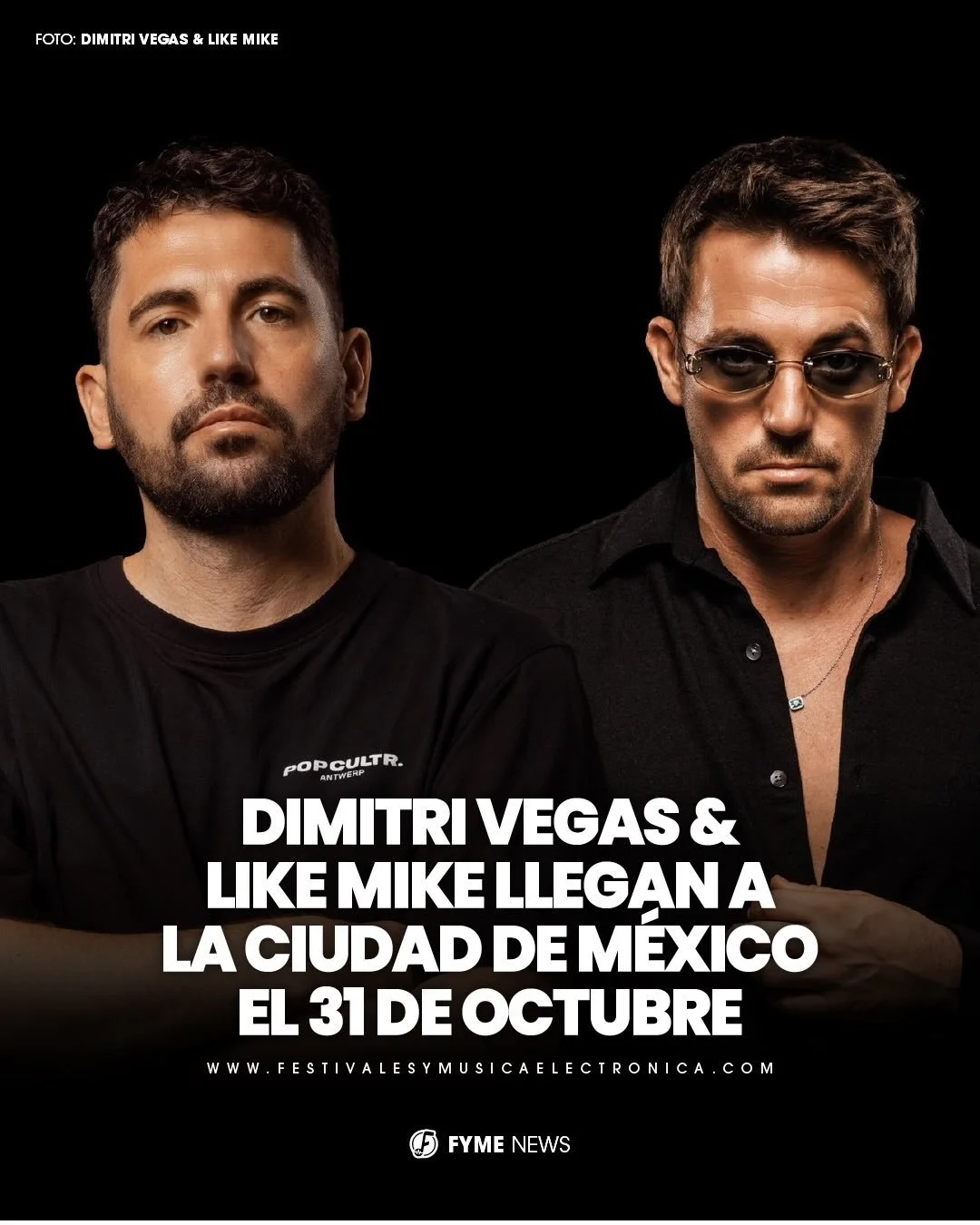 La Ciudad de M&eacute;xico se prepara para una noche de alto impacto con la llegada de Dimitri Vegas &amp; Like Mike, quienes se presentar&aacute;n el pr&oacute;ximo 31 de octubre en el ic&oacute;nico @lamexicomonumental .

El d&uacute;o belga, recon