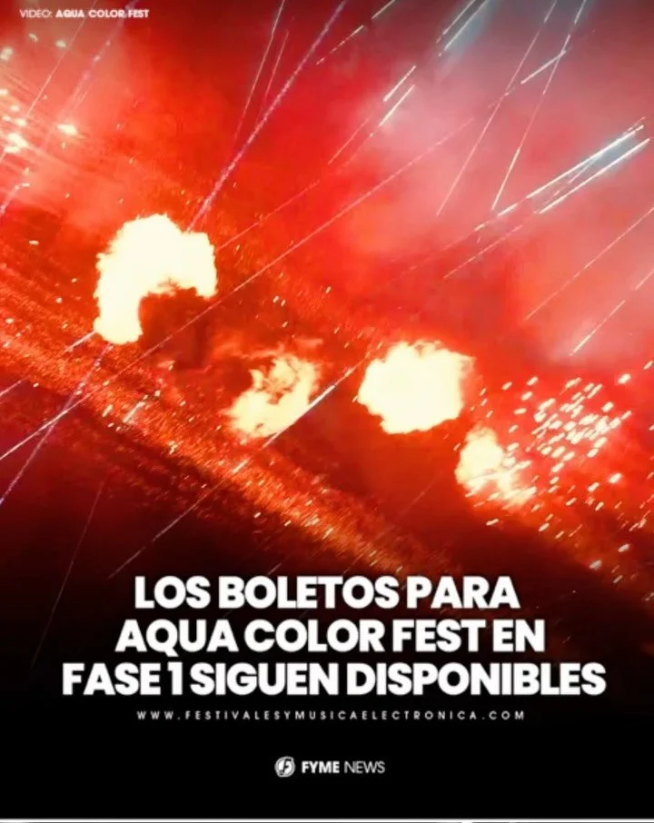 Los boletos para @aquacolorfest est&aacute;n volando y es que ya se encuentran en FASE 1 a un precio incre&iacute;ble, por lo que no puedes perderte de esta gran edici&oacute;n🔥🤯

Recuerda que ya anunciaron a sus primeros headliners, @projectone_of