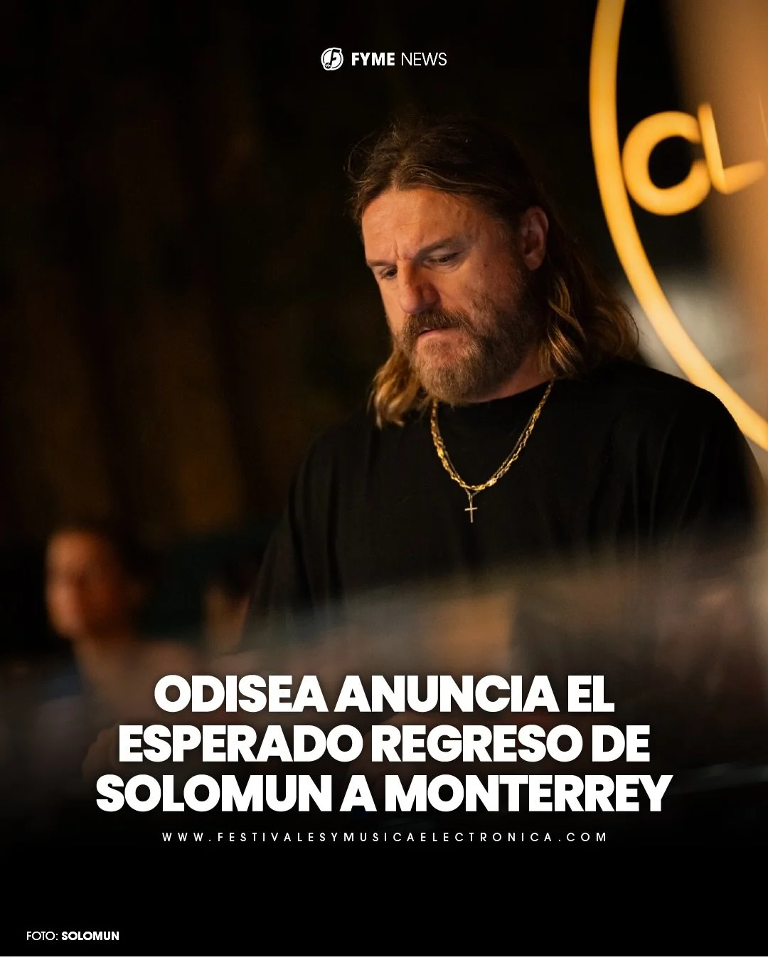 @solomun confirma su regreso a Monterrey por parte de @odiseapresenta 🚨‼️

Llega este 16 de mayo a @parquefundidora Solomun regresa a Monterrey 🇲🇽, Tras el rotundo &eacute;xito de su primera edici&oacute;n, ODISEA Presenta traer&aacute; por segund