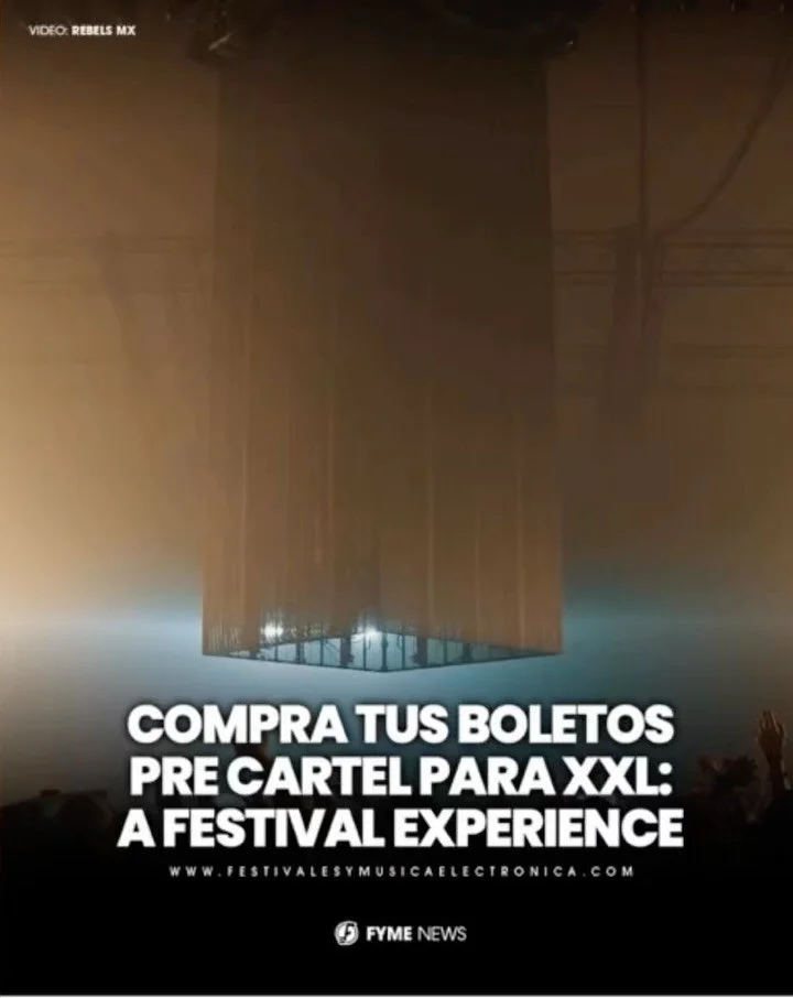 Esta es tu &uacute;ltima oportunidad para adquirir tus boletos of trust para el regreso del primer festival de Hardtechno en nuestro pa&iacute;s, XXL: A FESTIVAL EXPERIENCE de @rebelsevents_mx 🎟️😎

 Tras el &eacute;xito de su primera edici&oacute;n