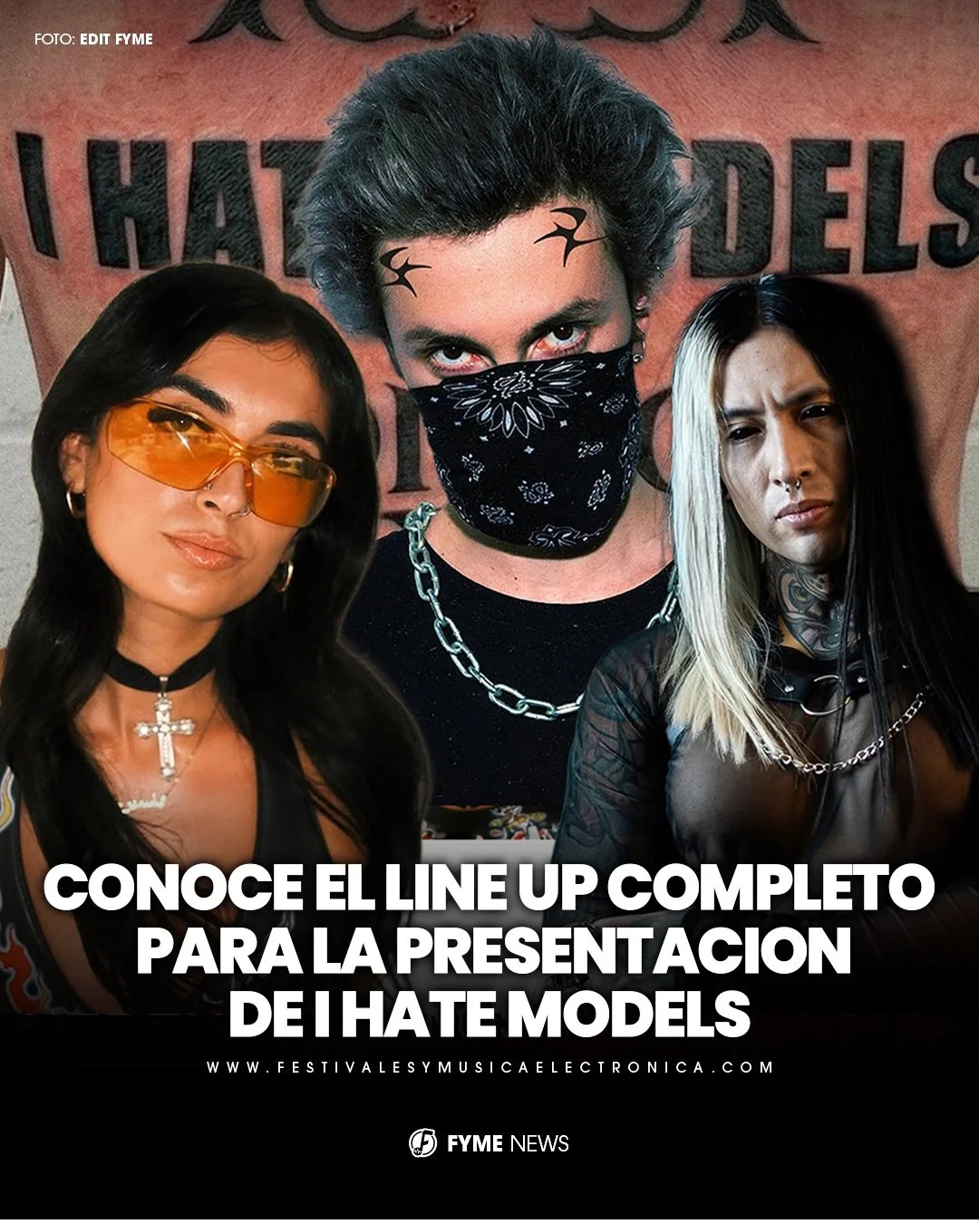 Ya tenemos a los djs que acompa&ntilde;ar&aacute;n a @ihatemodels1 en su presentaci&oacute;n para este 05 de junio en @pepsicentermx 🇲🇽🔥

@yasmin_gardezi y @morvius_official se unen a esta alineaci&oacute;n con un estilo &uacute;nico que nos har&a