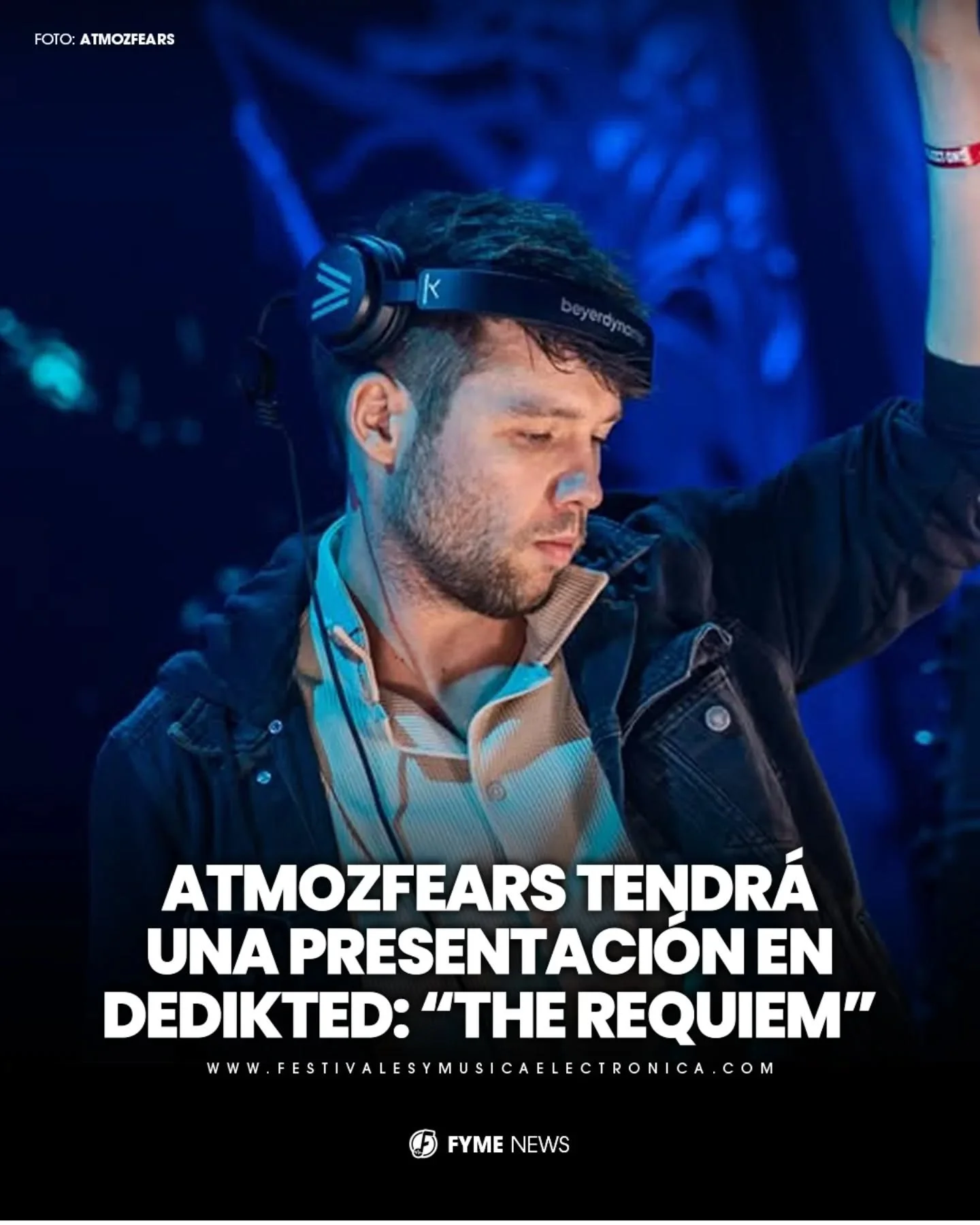 Se suma al impresionante line up de @dedikted.festival uno de los DJ y Productores m&aacute;s importantes de la escena del Hardstyle. 😩🤯&hearts;️ 

@atmozfears llega a la Ciudad de M&eacute;xico este 16 de Abril para llenarnos con su impresionante 