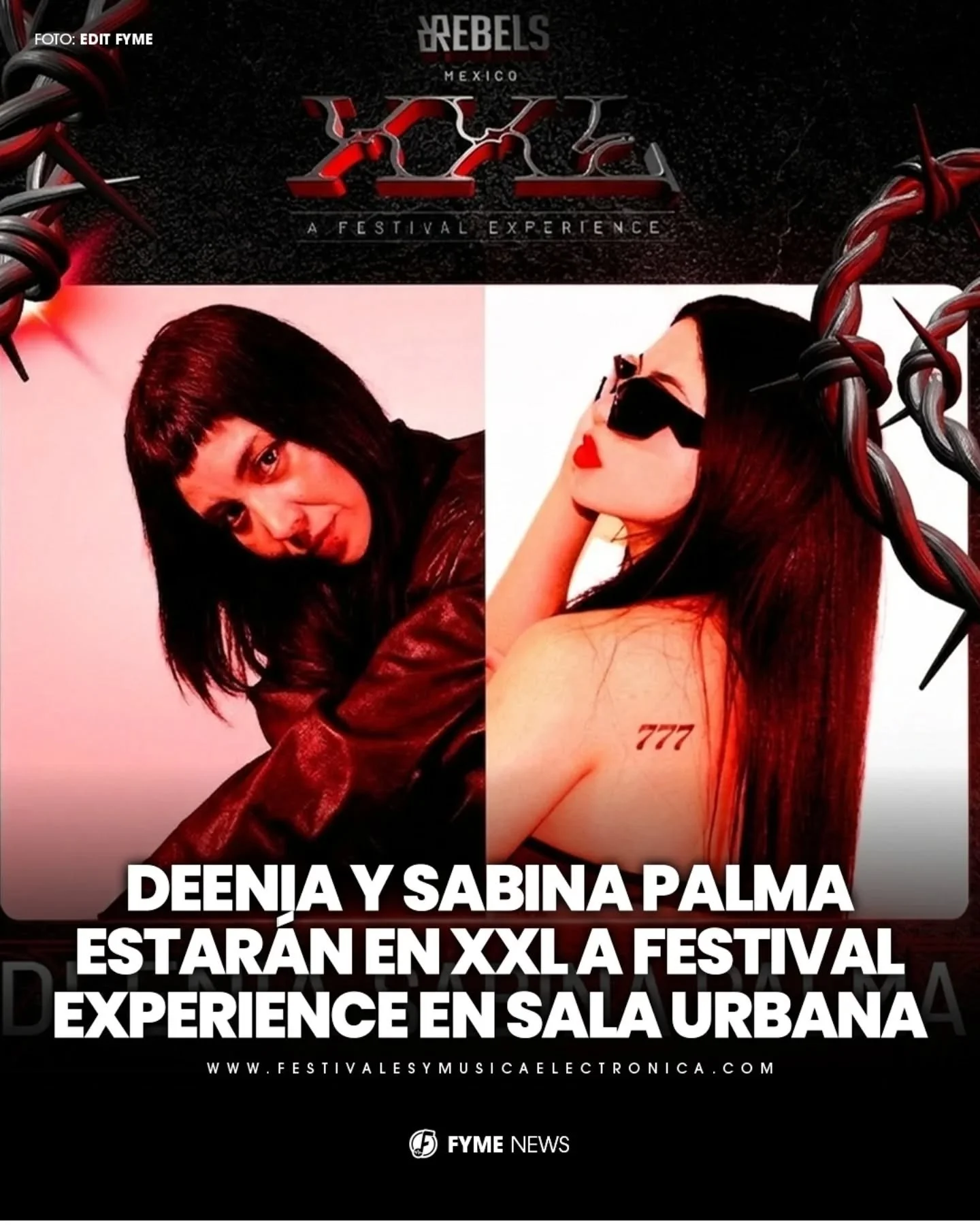 Dos grandes artistas de la industria del Techno, forman parte del impresionante line up que se viene para XXL by @rebelsevents_mx , y como en todos lados, las mujeres dominando, tenemos a dos reinas mexicanas listas para darlo todo en el dance floor.