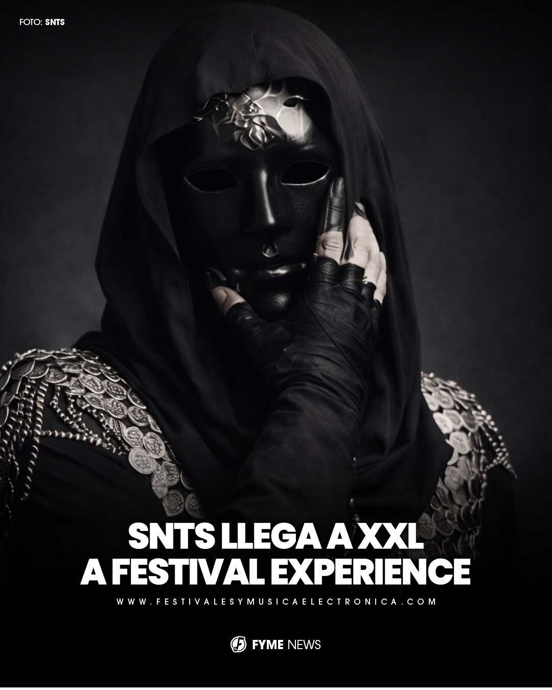 Porque @rebelsevents_mx es clave, llega @snts_records a XXL: A FESTIVAL EXPERIENCE 2026⛓️🤯

Reconocido DJ y productor alem&aacute;n de techno industrial y dark techno, famoso por su est&eacute;tica misteriosa que incluye una m&aacute;scara negra y u