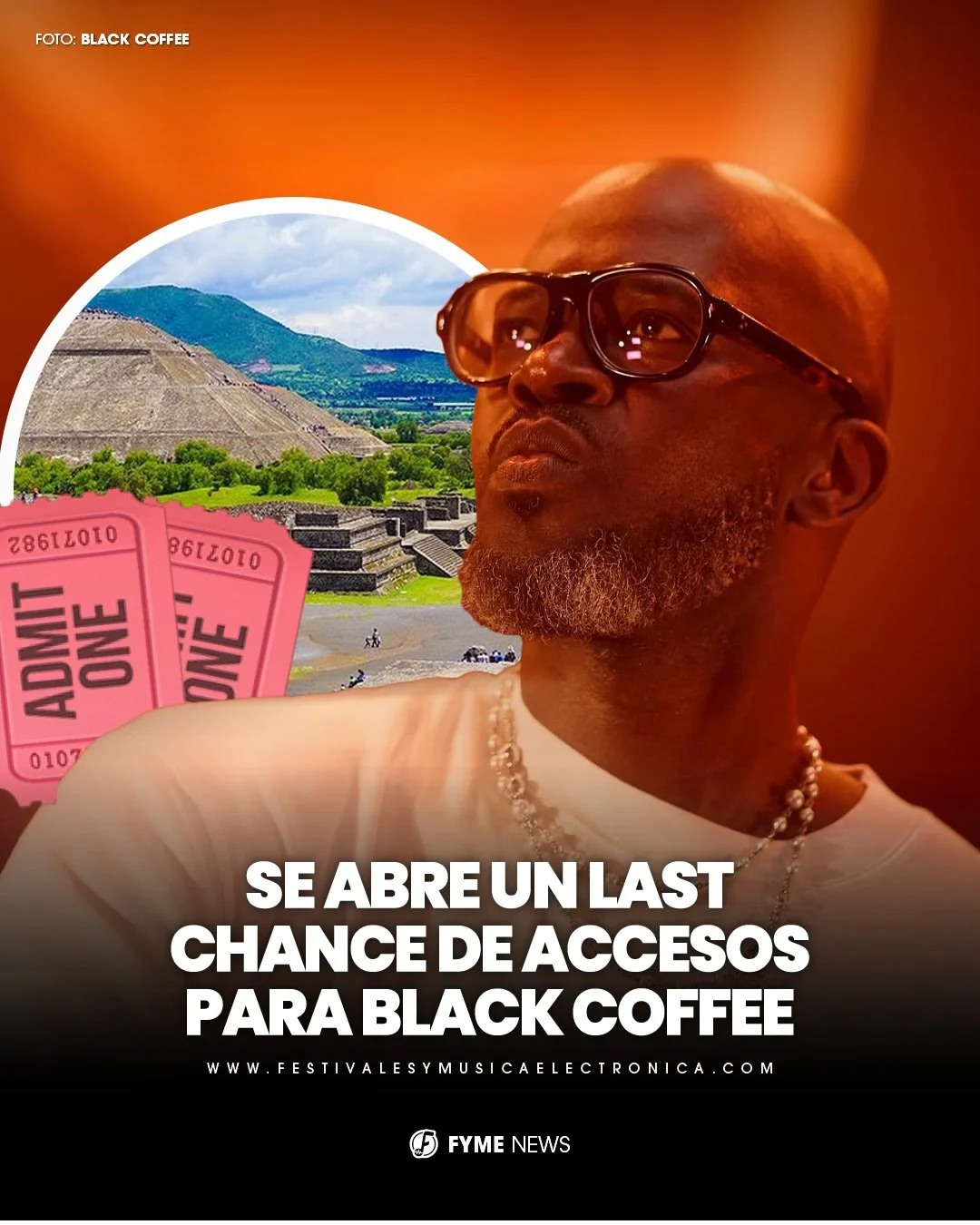 Debido al &eacute;xito de est&eacute;n gran evento con @realblackcoffee en Teotihuac&aacute;n, @wolfpackentertainmentmx ha decidido dar la &uacute;ltima oportunidad de adquirir tu acceso 🎟️✨

Ojo: son accesos muy limitados 😮&zwj;💨

#blackcoffee #w