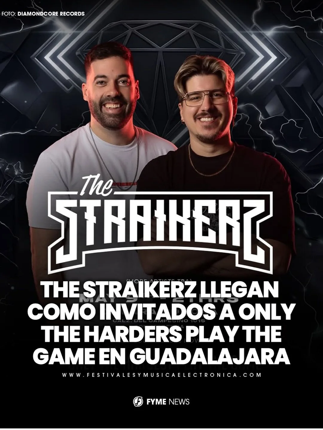@diamondcorerecords  llega este 2026 super fuerte, con un anuncio bomba. 🔥❤️&zwj;🔥

Se presenta un duo imprescindible del Raw 🤯 @thestraikerz llegan a Guadalajara con la colaboraci&oacute;n de Bar Americas, para darnos una noche impresionante este