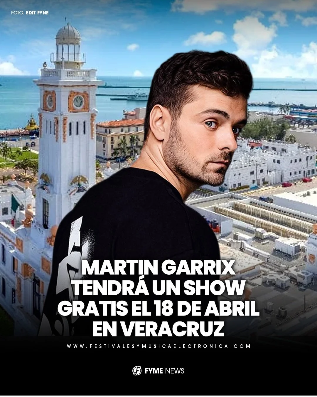 @martingarrix se presenta en el &ldquo;Festival Puerto Sonoro de Veracruz&rdquo;, como parte del Circuito Nacional de Festivales por la Paz, una noche que convoca a las y los j&oacute;venes para vivir la m&uacute;sica electr&oacute;nica y la conviven