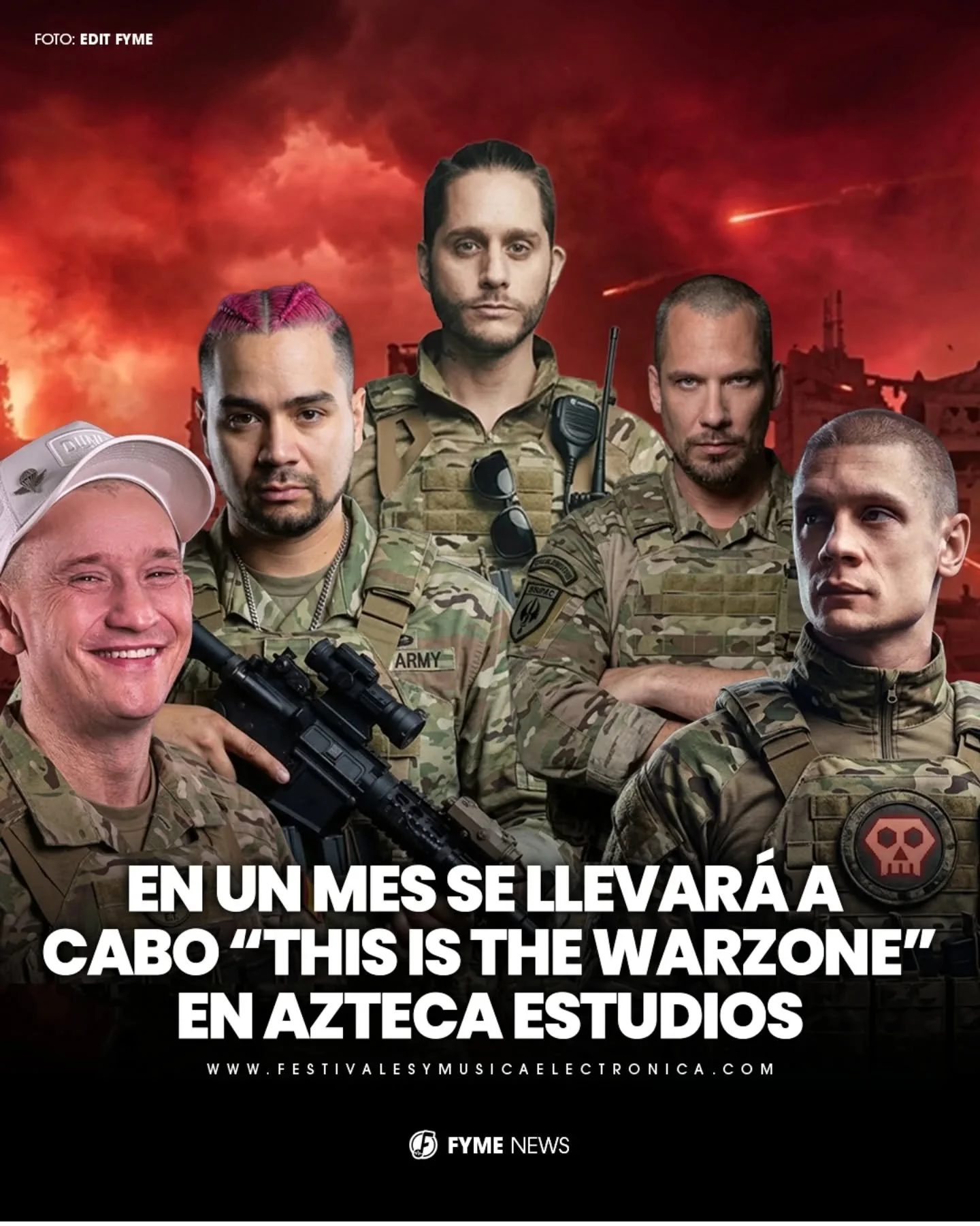 La guerra est&aacute; cerca, &ldquo;this is the warzone&rdquo; de @epic_event_mexico y @laboratorio_sonoro_radio est&aacute; a solo un mes. 💥

El batall&oacute;n est&aacute; confirmado, @wastedpenguinz , @regainmusic , @deejaypotato , @levenkhan y @