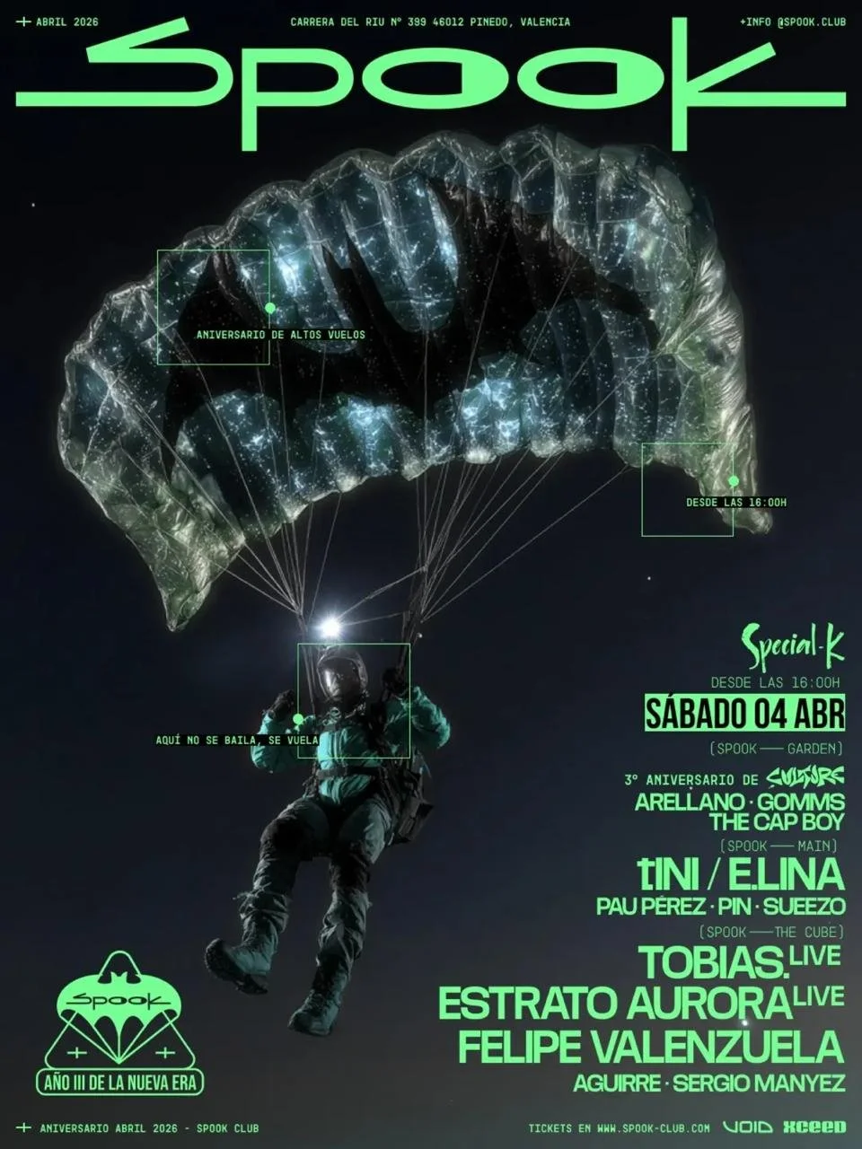 Spook anuncia un abril explosivo con Rødhåd, SNTS y Max Styler en cabina