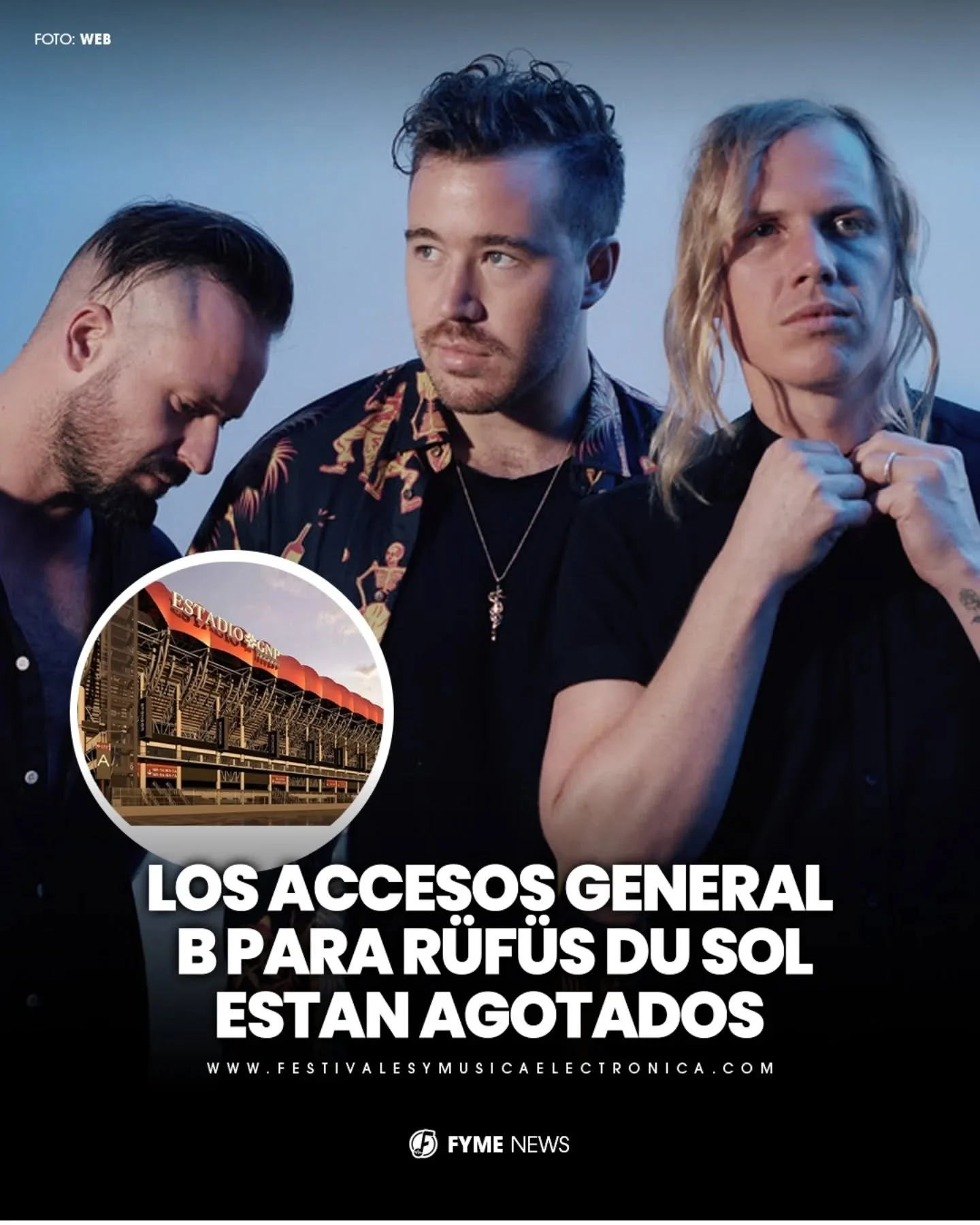El trio Australiano m&aacute;s popular de la industria Dance, ha logrado uno de los sucesos m&aacute;s impresionantes en la historia de la electr&oacute;nica. 🔥😱 

@rufusdusol logra agotar las entradas a su presentaci&oacute;n en el Estadio GNP Seg