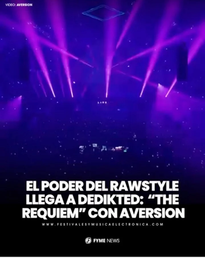 @dedikted.festival &ldquo;The Requiem&rdquo; est&aacute; muy cerca y ya queremos vivir la experiencia de ver a @aversiondj_ en nuestro pa&iacute;s 🤯🇲🇽

Se ha convertido en una de las figuras con mayor crecimiento en la escena del Hardstyle. Su est