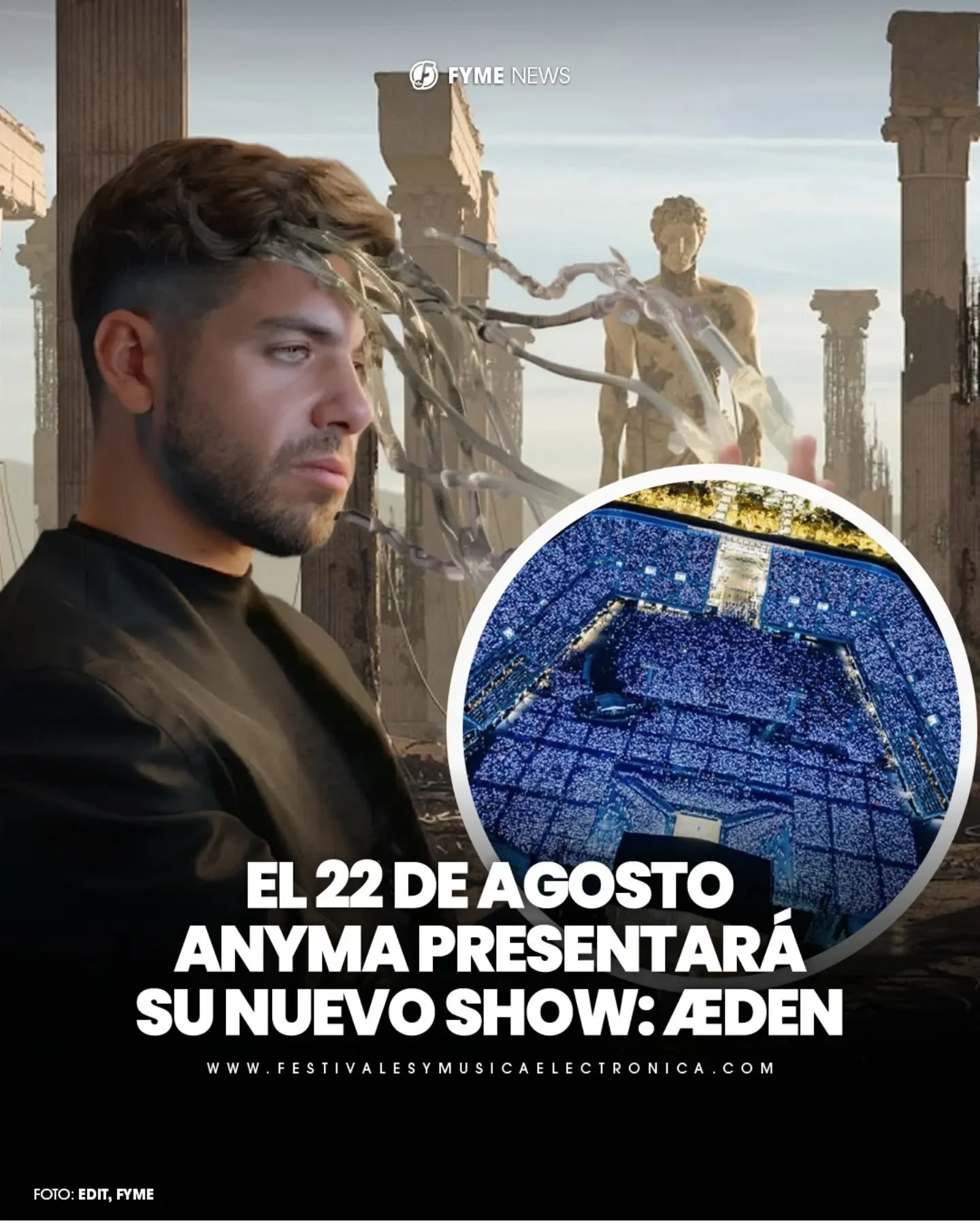 @anyma regresa a la Ciudad de M&eacute;xico este verano con su nuevo espect&aacute;culo &AElig;DEN en vivo en el @estadiognpseguros el 22 de agosto de 2026. 🎆🤯

El nuevo show promete una experiencia audiovisual totalmente inmersiva, dise&ntilde;ada