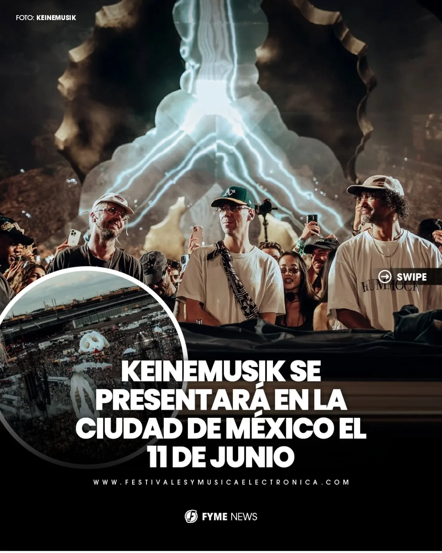 Regresa a M&eacute;xico el trio de afrohouse m&aacute;s influyente del momento, despu&eacute;s de su incre&iacute;ble inicio del 2026 en Tulum. 😫🎆🔥 

@keinemusikcrue toman el control de la pista del @autodromohr para ponernos a bailar como solo el