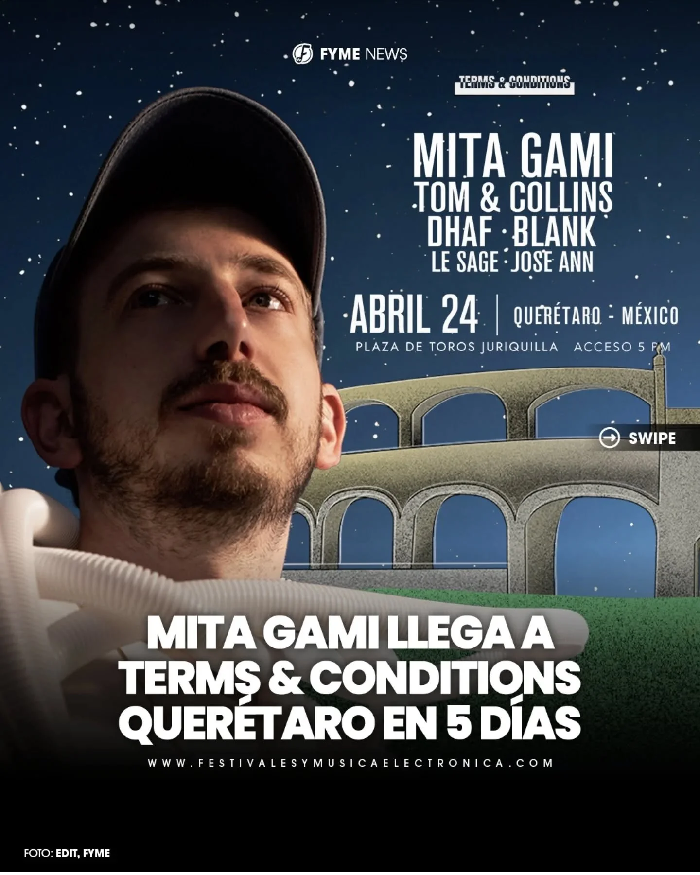 @mita_gami , DJ y productor israel&iacute; que se ha convertido en una de las figuras m&aacute;s interesantes de la escena electr&oacute;nica actual. 💥🥵

 Su estilo suele clasificarse dentro del Indie Dance y el House Psicod&eacute;lico, caracteriz