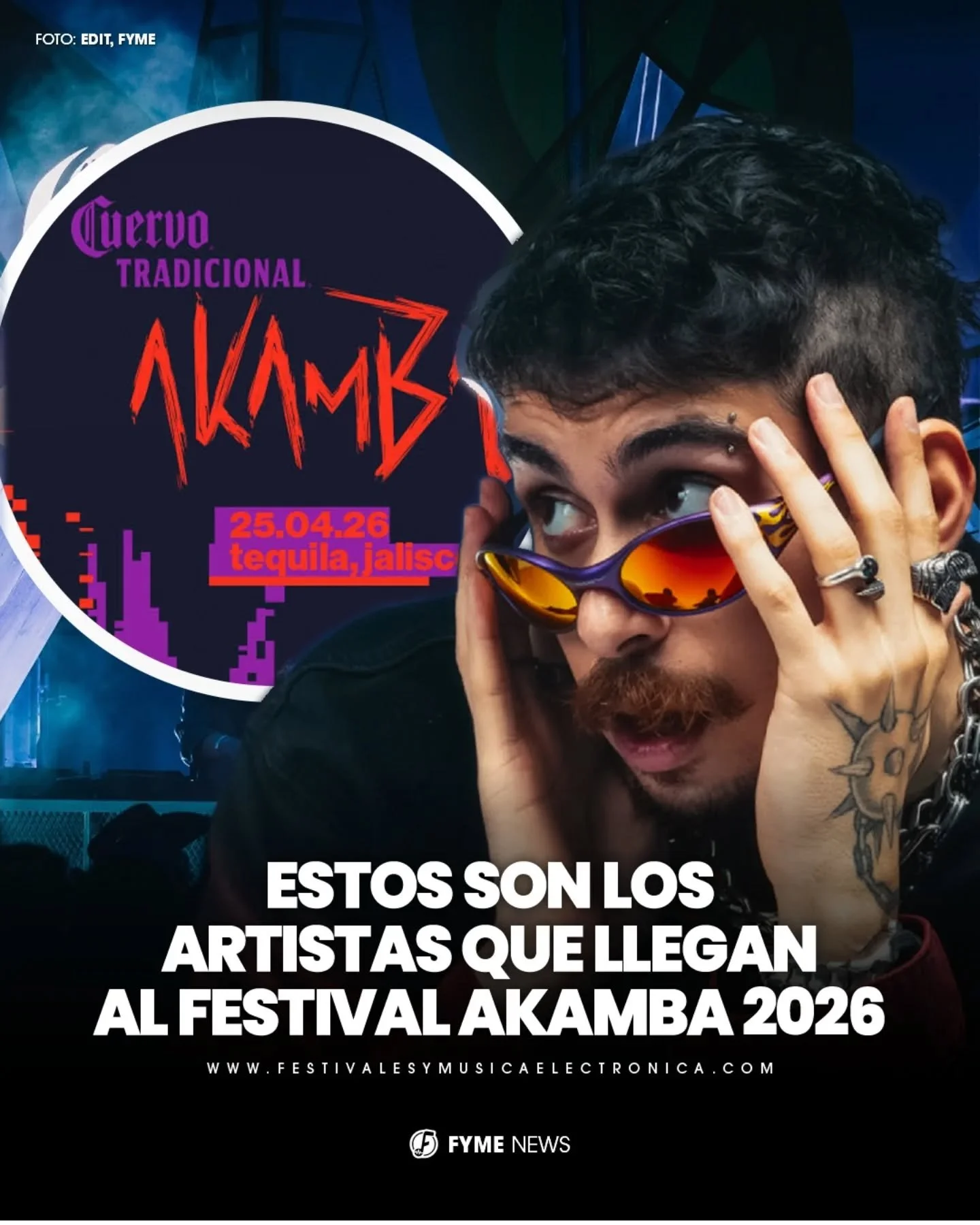 Las faldas del volc&aacute;n de Tequila estan a una semana de recibir a @akambamx . 🤯 🥂

El line up promete mucho, por lo que aqu&iacute; te dejamos una breve descripci&oacute;n de alguno de los miembros de esta gran experiencia. 🇲🇽 

Grandes art