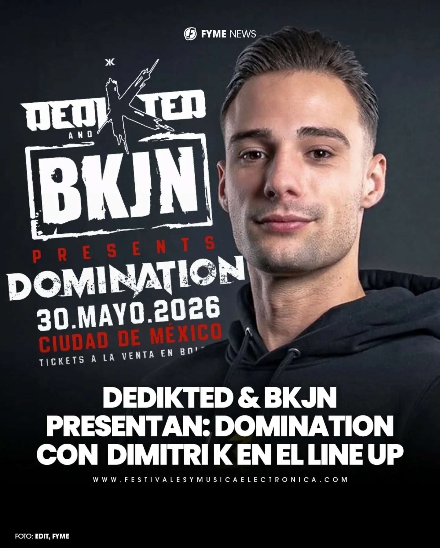 Regresa a M&eacute;xico uno de los mayores exponentes de los g&eacute;neros r&aacute;pidos en la m&uacute;sica electr&oacute;nica, @dj_dimitri_k 💥🔥 

Los kicks m&aacute;s distorsionados, los BPM m&aacute;s elevados, cambios inesperados y cortes r&a