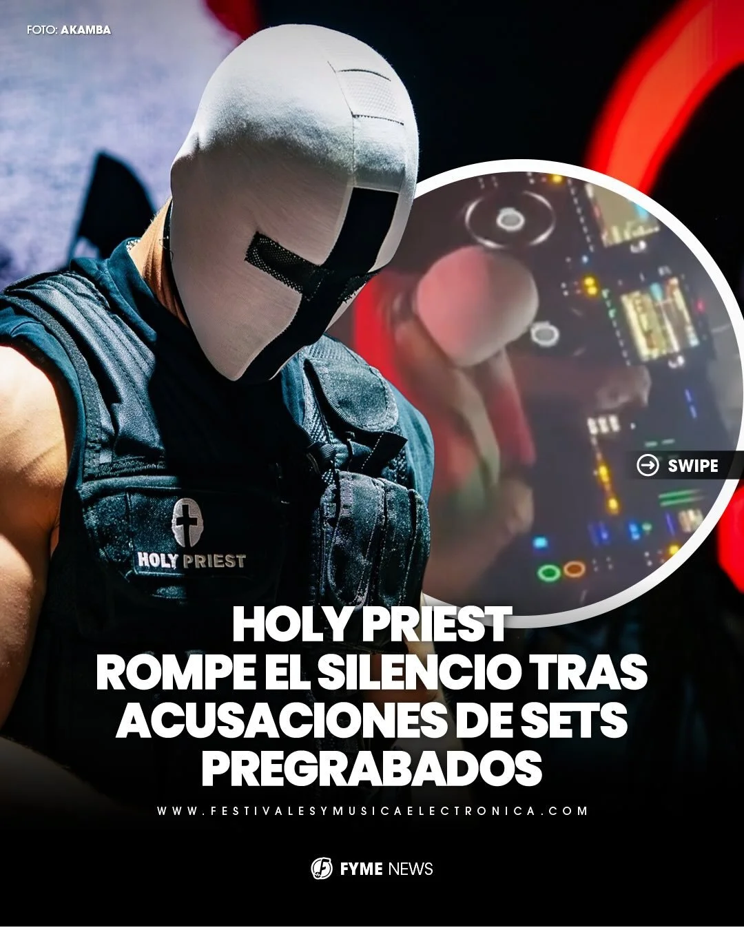 Otra vez el mismo debate&hellip; y cada vez m&aacute;s intenso.

Holy Priest fue acusado de usar sets pregrabados tras varios videos virales&hellip; y no se qued&oacute; callado.

Su respuesta fue directa: asegura que nunca ha tocado un set pregrabad