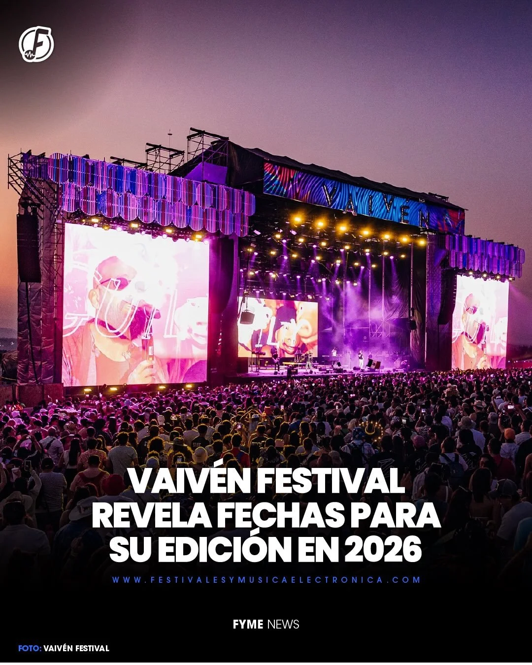 @festivalvaiven anuncia su regreso este a&ntilde;o 🔥 

Festival Vaiv&eacute;n confirma su regreso este 17 de octubre en Jardines de M&eacute;xico. 

La preventa pre-cartel arranca este 1 de mayo, marcando el inicio de una nueva edici&oacute;n que vu