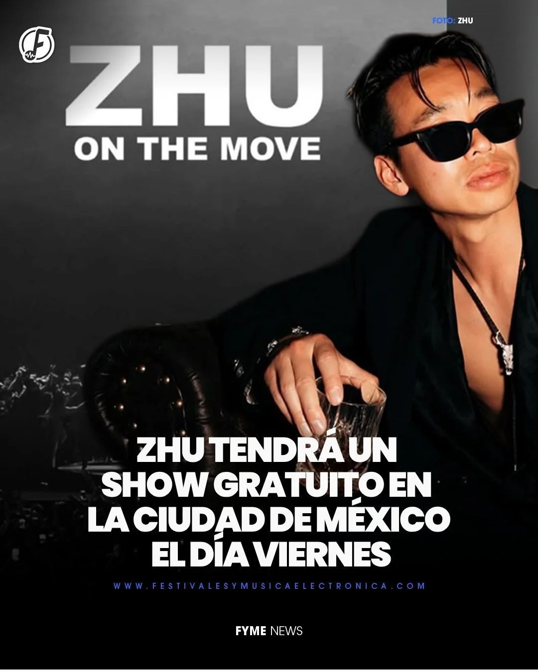 ZHU cambia de venue y confirma show gratuito ma&ntilde;ana en CDMX

El productor estadounidense ZHU anunci&oacute; de &uacute;ltimo momento un cambio en la locaci&oacute;n de su presentaci&oacute;n en Ciudad de M&eacute;xico por temas log&iacute;stic