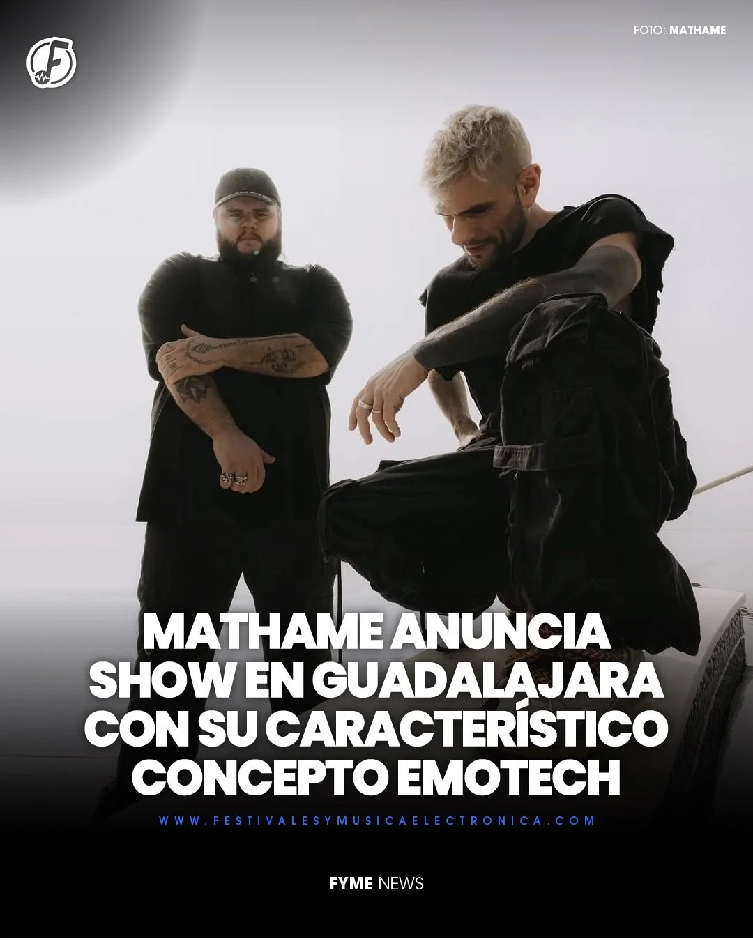 El universo de Mathame aterriza en Guadalajara 🌌🇲🇽

Despu&eacute;s de presentarse en escenarios como Sphere, Coachella y Tomorrowland, el d&uacute;o italiano llegar&aacute; este 27 de junio a The Lab con una noche que promete llevar el EmoTech a o
