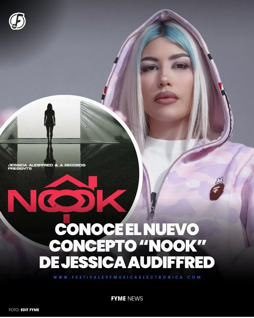 NOOK: LO NUEVO DE @jessica_audiffred 🔥 

Jessica Audiffred y @a_recordsmx presentan NOOK, un concepto &iacute;ntimo que busca transformar la experiencia electr&oacute;nica en CDMX. 

Primera edici&oacute;n en junio, cupo limitado y line up sorpresa.