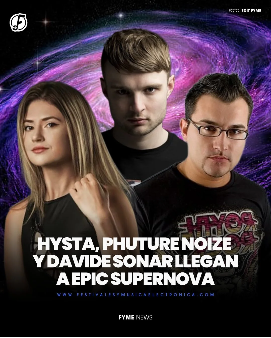 @epic_event_mexico anuncia a los headliners de su siguiente edici&oacute;n SUPERNOVA 🚨😍

@hysta.dj , @davidesonar y @phuturenoize regresan a nuestro pa&iacute;s el 19 de septiembre en la CDMX 🇲🇽

Una noche donde el hardcore, euphoric, rawstyle y 