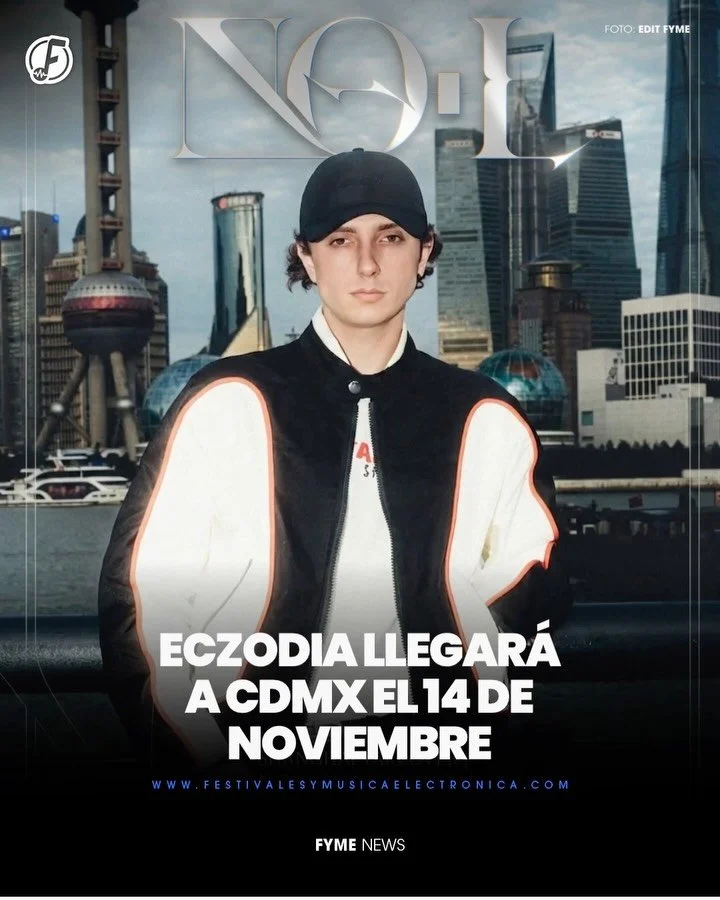 @eczodia_ X NO LABEL en  CDMX🇲🇽❤️&zwj;🔥

El DJ y productor franc&eacute;s Eczodia, conocido por su estilo agresivo que mezcla Trance, Rave y Hard Techno, se une al colectivo NO LABEL para una fecha en la Ciudad de M&eacute;xico.⛓️😎

Guarda la Fec