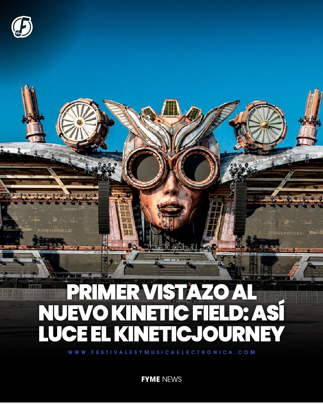Este es el imponente Kinetic Journey, la tem&aacute;tica futurista que est&aacute; debutando en @edc_lasvegas 🌈✨🌠

El concepto kineticJOURNEY representa el viaje colectivo de la vida, la evoluci&oacute;n personal y la conexi&oacute;n universal a tr