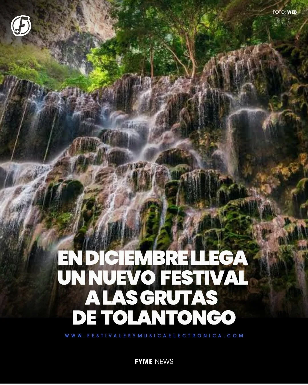 Regresan los eventos a las Grutas de Tolantongo y con esto, un nuevo festival 🔥🤯

@blueveinfest llegar&aacute; este 5 de diciembre donde se desmuestra que no ser&aacute; un festival masivo tradicional, sino una experiencia nocturna inmersiva muy ex