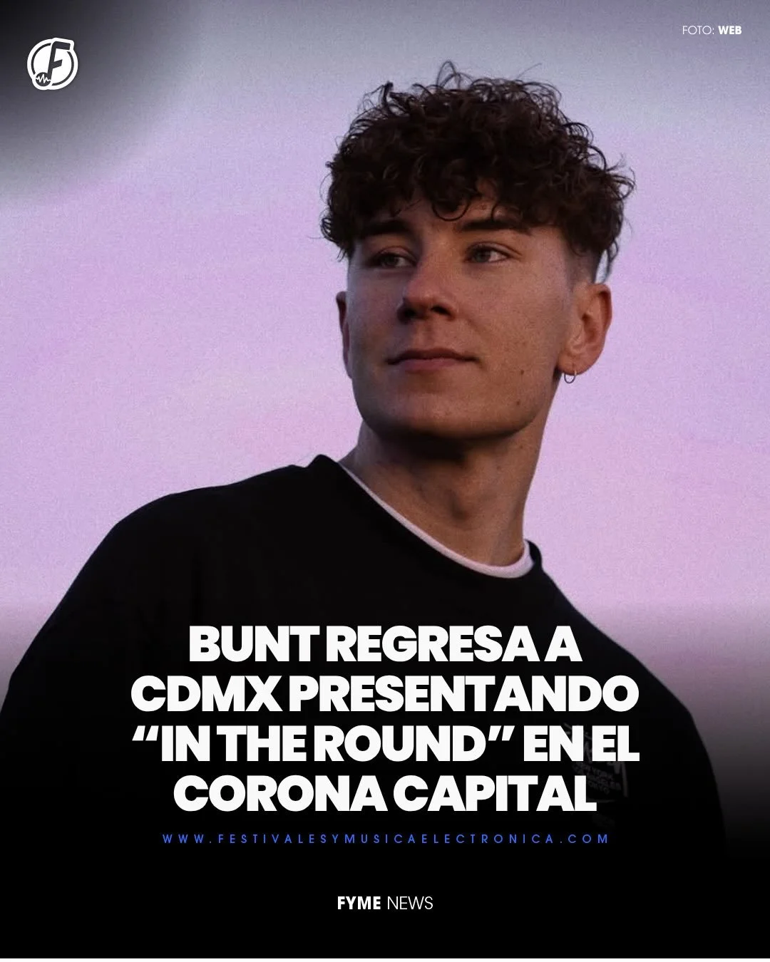 El productor alem&aacute;n, @buntmusic se presentar&aacute; oficialmente en el festival @coronacapital 2026.🤯🔥

Su participaci&oacute;n est&aacute; programada para el domingo 22 de noviembre de 2026 en el Aut&oacute;dromo Hermanos Rodr&iacute;guez 