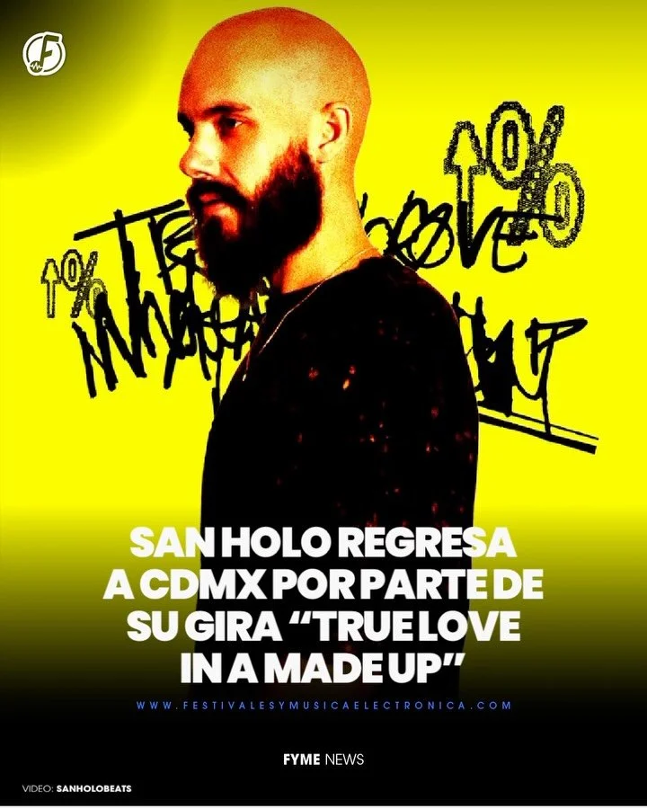 @sanholobeats regresa a la CDMX 🔥 

El productor neerland&eacute;s volver&aacute; a la capital despu&eacute;s de su paso por EDC M&eacute;xico, trayendo de regreso su mezcla de future bass, emociones melanc&oacute;licas y sets llenos de energ&iacute