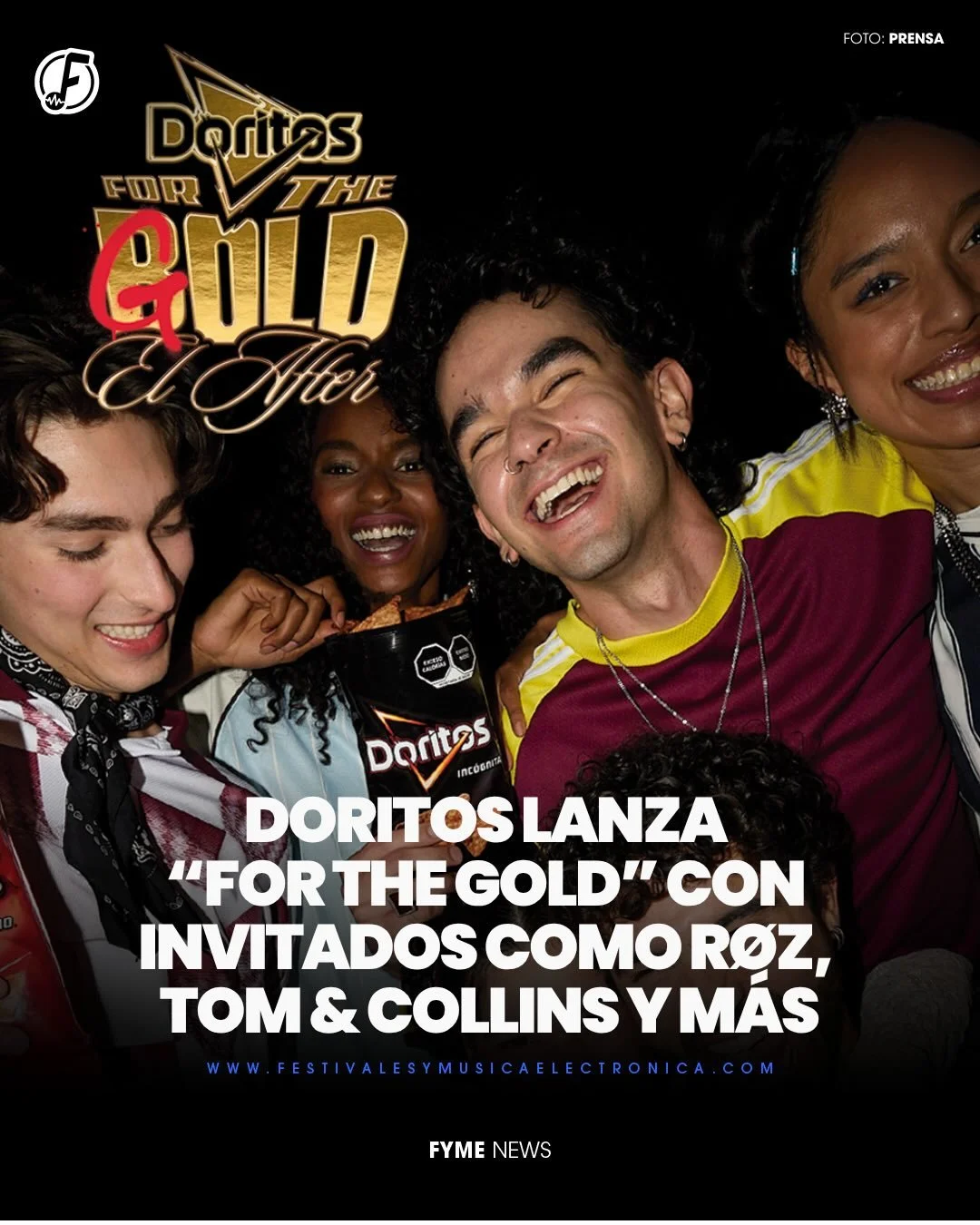 @doritos_mx &reg;️ lanza &ldquo;Doritos&reg;️ For The Gold&rdquo;, un After oficial rumbo a la Copa Mundial de la @fifaworldcup que busca llevar la conversaci&oacute;n del f&uacute;tbol hacia la m&uacute;sica, la cultura y la celebraci&oacute;n noctu