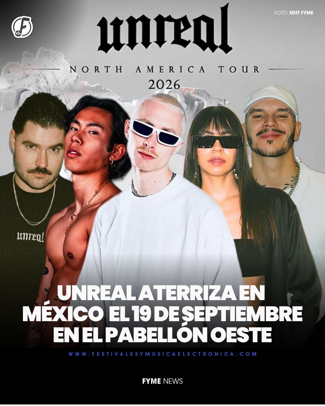 El prestigioso colectivo alem&aacute;n de m&uacute;sica electr&oacute;nica @unrealgermany llegar&aacute; por primera vez a tierras aztecas 🇲🇽✨ gracias a @rebelsevents_mx y a @insomniacevents 

Prep&aacute;rate para vivir esta experiencia que promet
