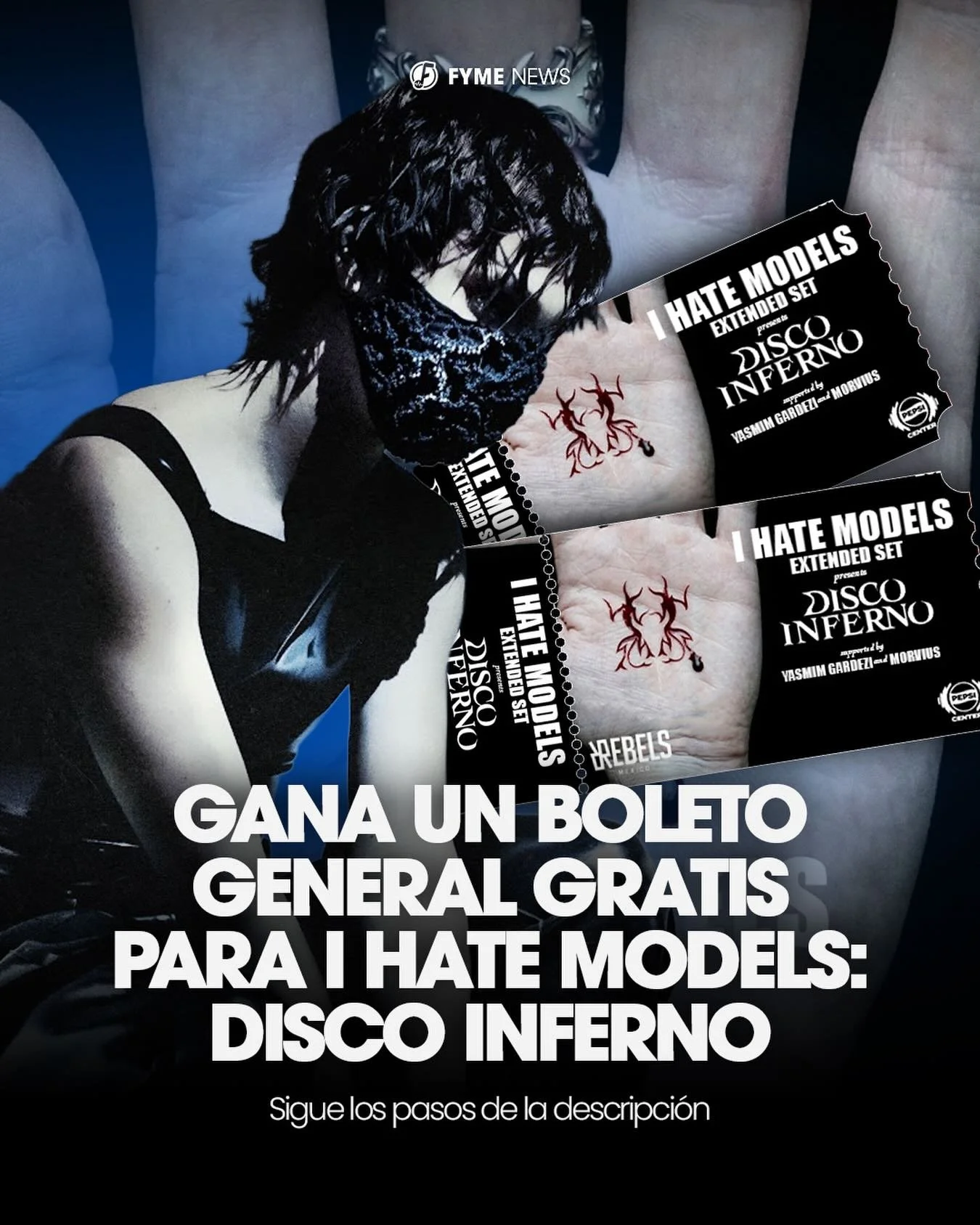 &iexcl;Atenci&oacute;n a nuestros seguidores de Techno! 🤯  I Hate Models llega este viernes 5 de Junio al Pepsi Center, y FYME te invita. 

Participa para ser el ganador de un boleto para asistir al evento. 🗣️&hearts;️

Para participar debes cumpli