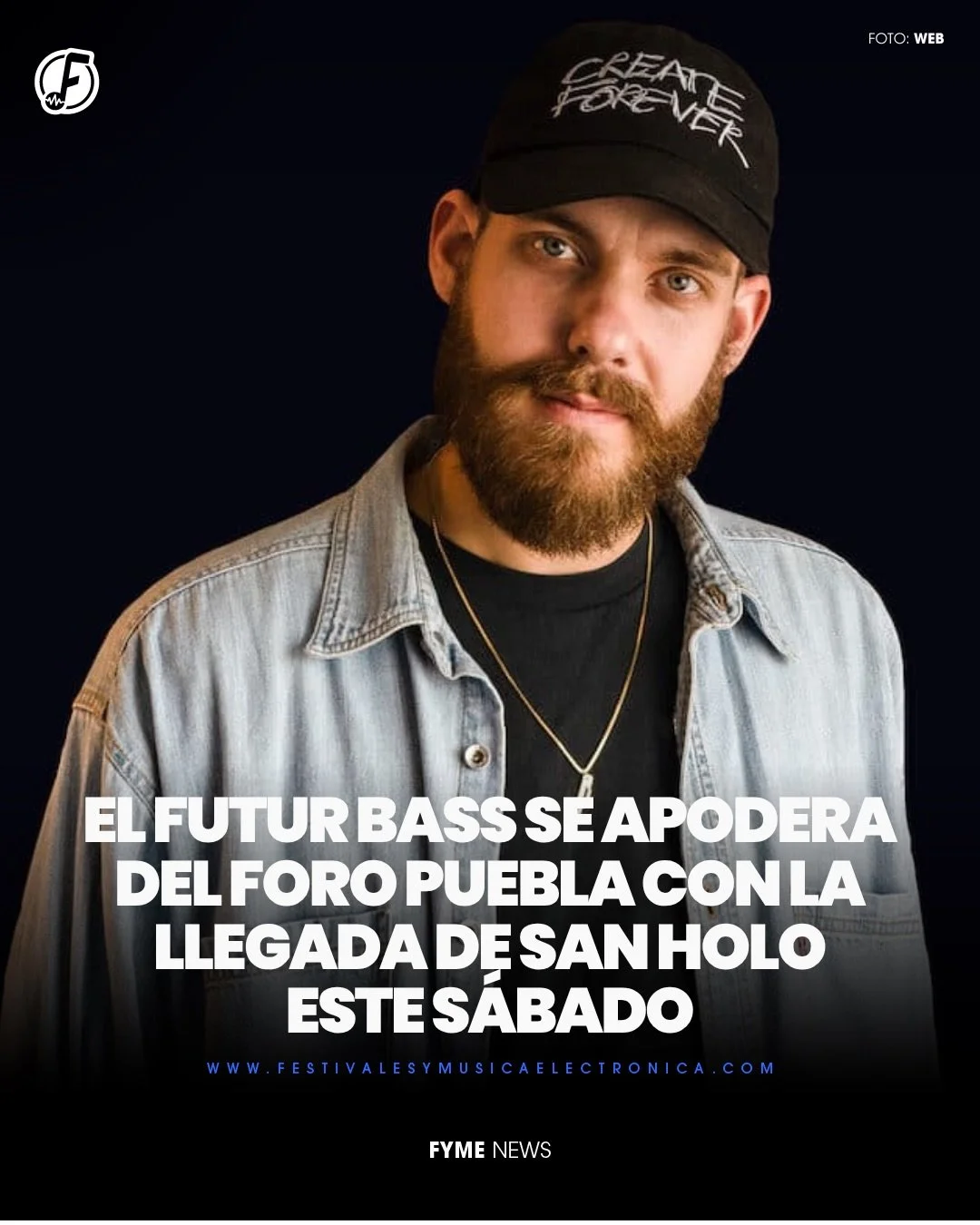 El future bass se apodera de la Ciudad de M&eacute;xico. ⚡

Este s&aacute;bado, San Holo llega al Foro Puebla, en la CDMX, con un show que promete recorrer algunas de las etapas m&aacute;s importantes de su carrera, combinando melod&iacute;as emotiva