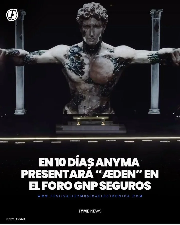 Faltan exactamente 10 d&iacute;as para que el universo audiovisual de &AElig;DEN por @anyma aterrice en la Ciudad de M&eacute;xico.🇲🇽

El esperado show del productor Matteo Milleri se llevar&aacute; a cabo el s&aacute;bado 22 de agosto en el Estadi