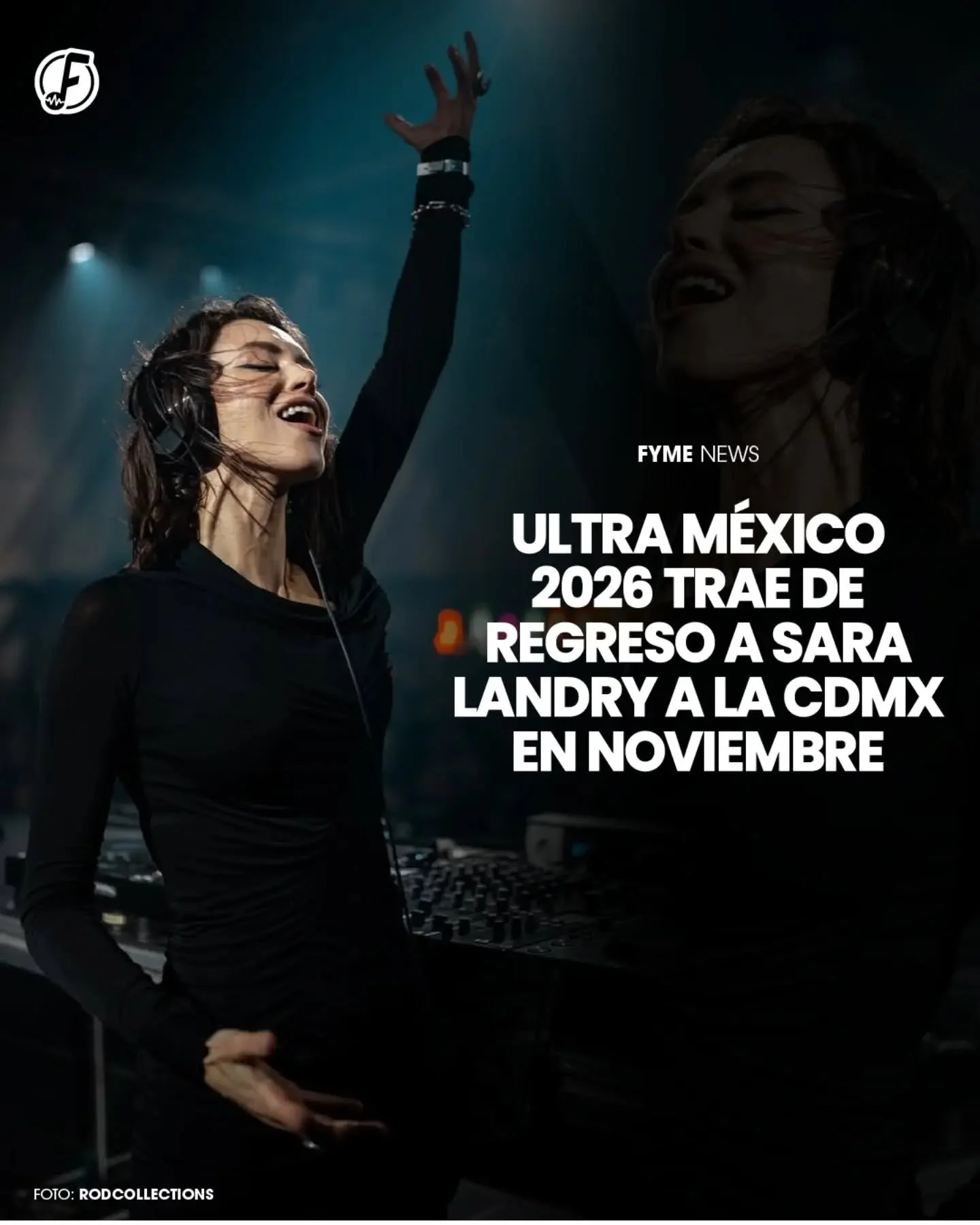 La reina del High-Energy Techno, @saralandrydj , aterriza en la Ciudad de M&eacute;xico para prender la pista en esta edici&oacute;n de @ultramexico ! 🇲🇽🔊

​Prep&aacute;rate para una noche cargada de BPMs acelerados, kicks potentes y esa energ&iac