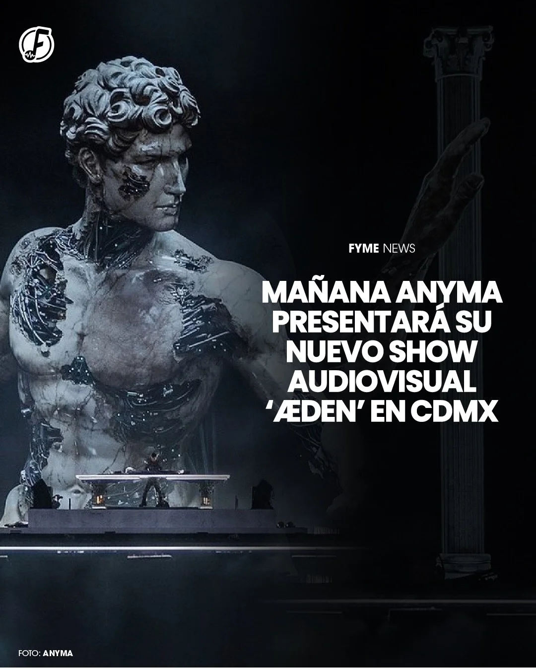 @anyma est&aacute; listo para su presentaci&oacute;n de &AElig;DEN el d&iacute;a de ma&ntilde;ana en nuestro pa&iacute;s 🇲🇽

&iquest;Est&aacute;s listo para vivir la experiencia? Donde  m&uacute;sica, tecnolog&iacute;a y visuales se fusionan para c