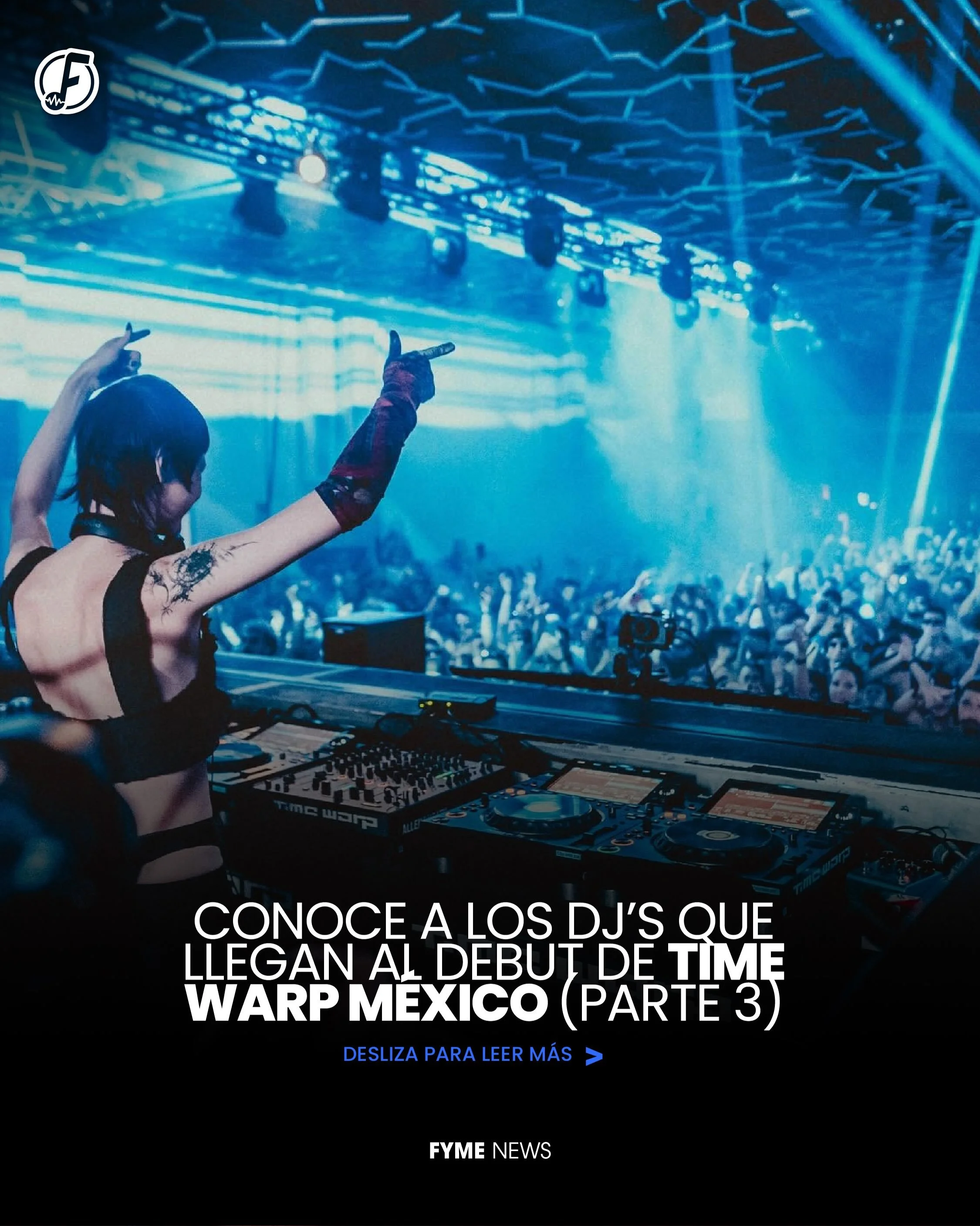&iexcl;La escena electr&oacute;nica mundial tiene una nueva parada: CDMX! 🔥

@time_warp_mexico se prepara para su debut en M&eacute;xico y no queremos que te pierdas a los artistas que pondr&aacute;n a vibrar la pista este Noviembre.

&iquest;A cu&a