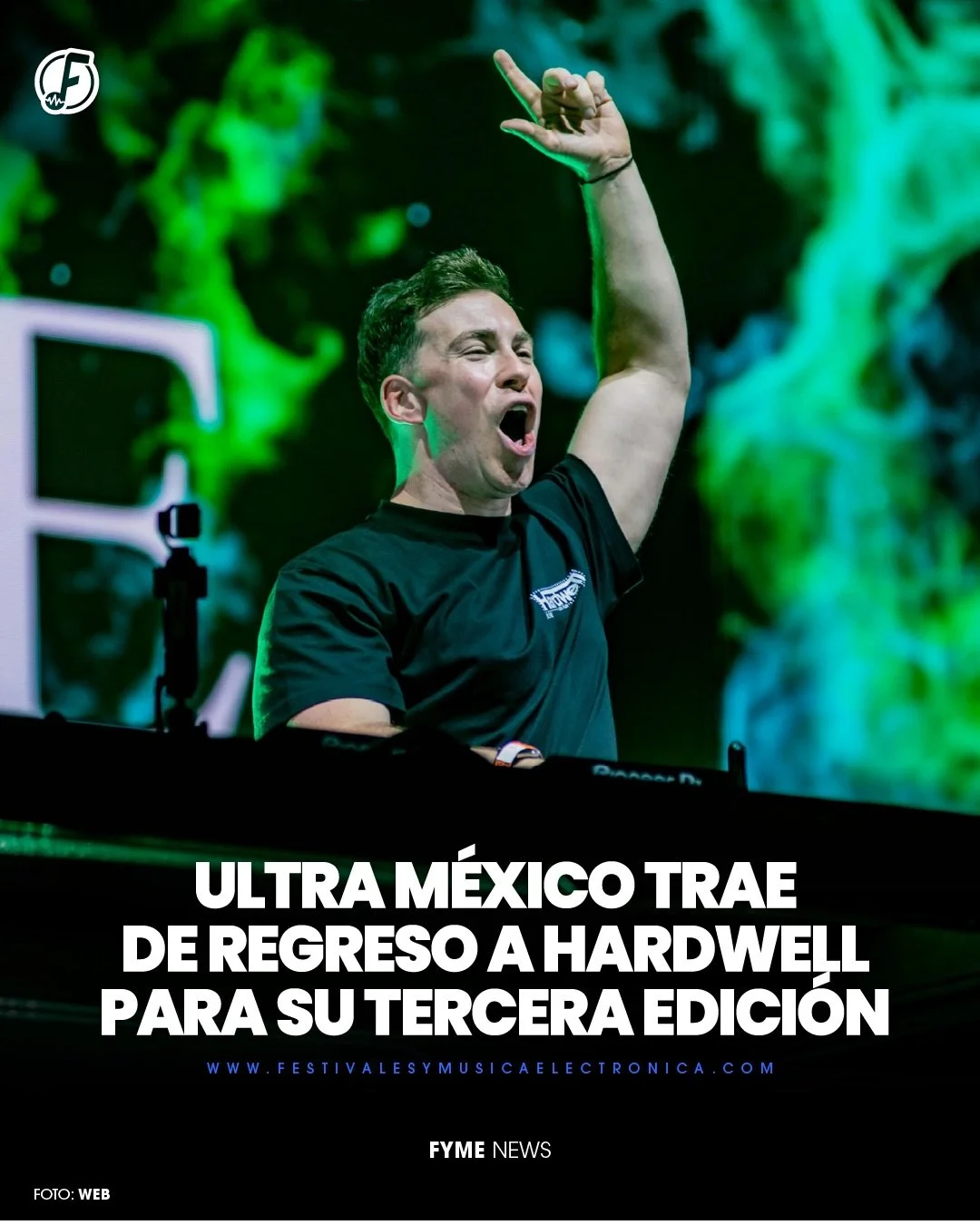 @hardwell llegar&aacute; a @ultramexico en noviembre🇲🇽

El DJ neerland&eacute;s encabeza la primera fase del cartel junto a otros grandes de la escena electr&oacute;nica. 

Prep&aacute;rate para vivir un fin de semana lleno de energ&iacute;a, luces