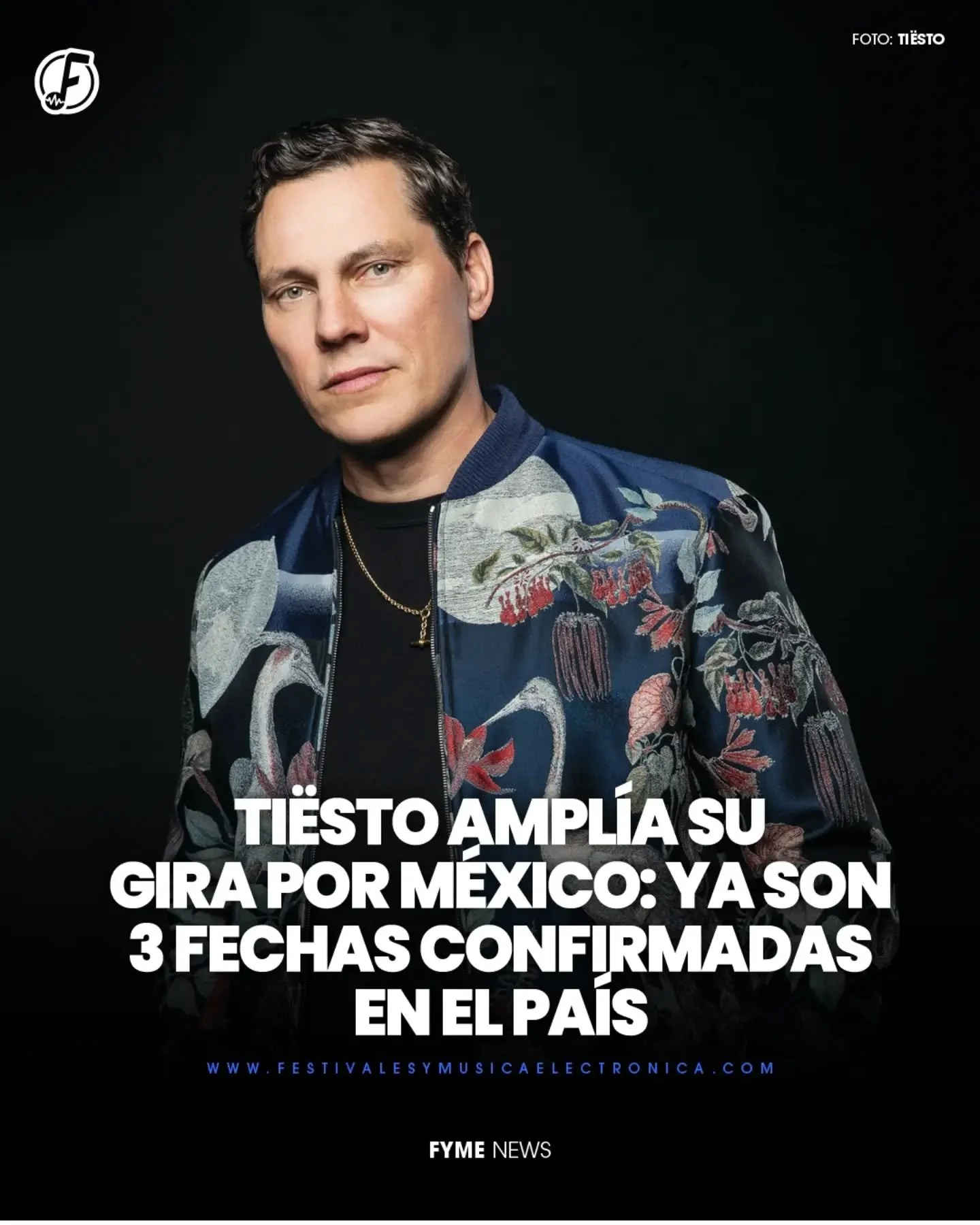 &iexcl;El rey del trance y la electr&oacute;nica est&aacute; de regreso, pero con 3 fechas! 🇲🇽⚡️

La energ&iacute;a de M&eacute;xico y los beats de @tiesto se vuelven a encontrar para una noche que promete ser legendaria. Prepara tus mejores pasos,