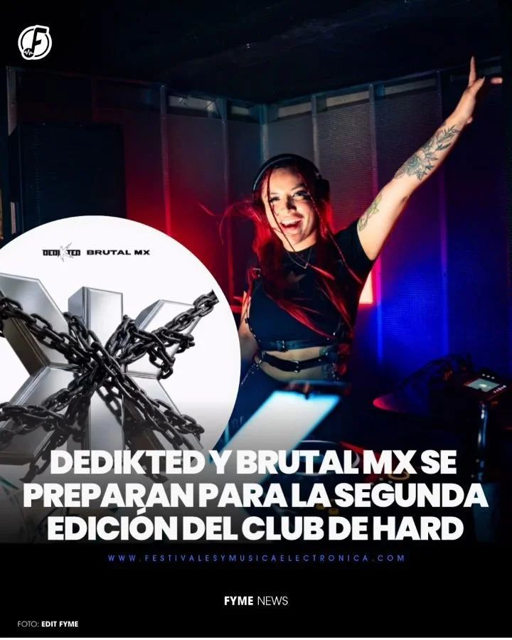 ​🔥 CDMX, &iquest;est&aacute;n listos para la brutalidad? 🔥
​@dedikted.festival y @brutal___mx unen fuerzas para traerles una noche que sacudir&aacute; los cimientos del Centro Hist&oacute;rico. 🤯

​Prep&aacute;rense para los sets m&aacute;s intens