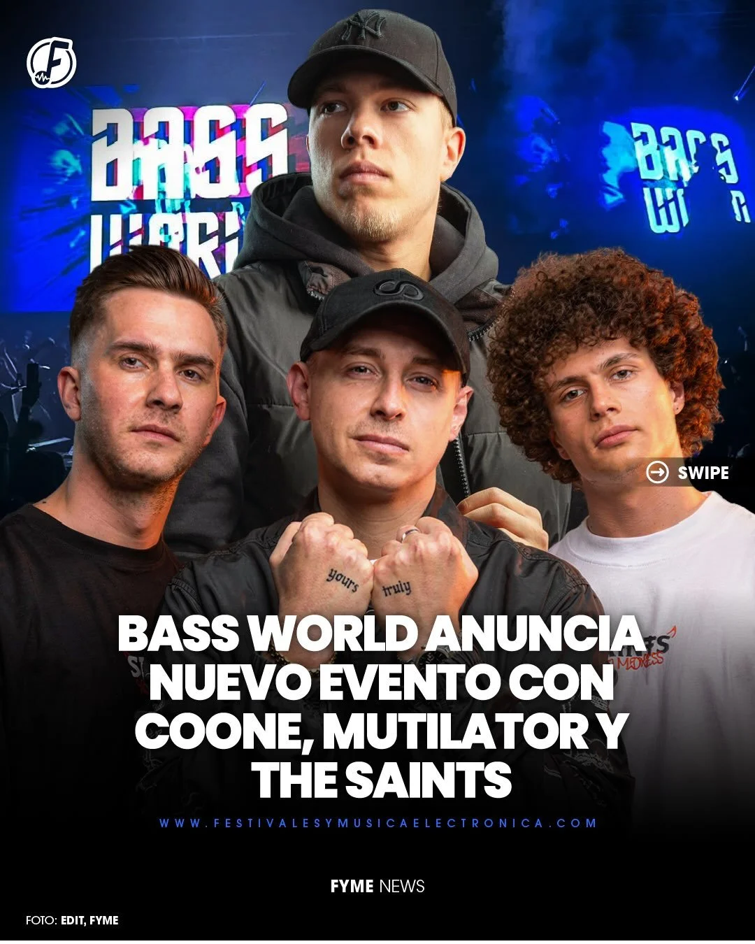@bassworldmx presenta una noche antes de d&iacute;a de muertos con @djcoone , @thesaints y @mutilatorofficial en la CDMX 🇲🇽🚨

La escena mexa est&aacute; lista para el siguiente paso donde el hardstyle se siente cada vez m&aacute;s cerca.

 &iexcl;