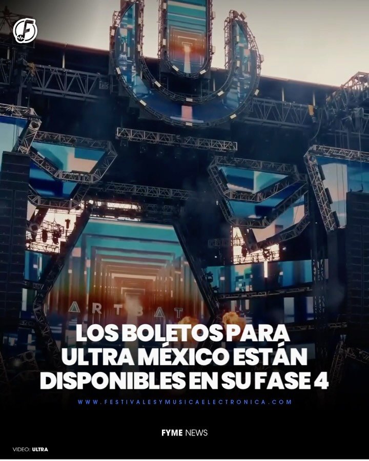 🚨 &iexcl;ULTRA M&Eacute;XICO YA EST&Aacute; EN FASE 4! 🚨

La cuenta regresiva ya comenz&oacute; y los boletos siguen avanzando de fase. 🔥

🎟️ Si todav&iacute;a no tienes el tuyo, este es el momento de asegurar tu lugar para vivir ULTRA M&eacute;x