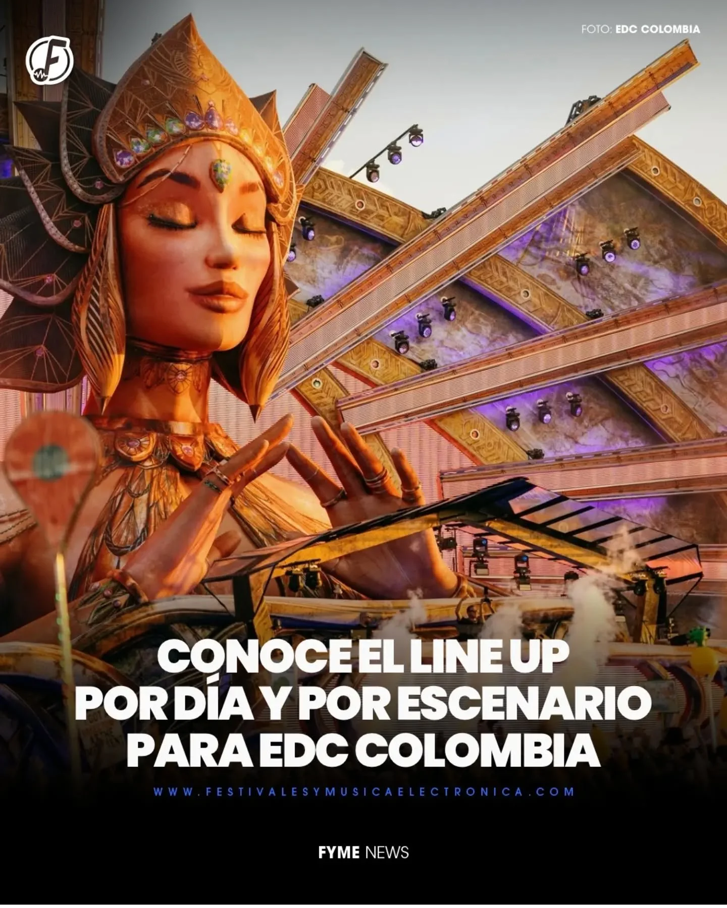 El lineup por d&iacute;a y por escenario ya est&aacute; aqu&iacute;! 🇨🇴✨ Bajo el cielo de Medell&iacute;n nos volvemos a encontrar para vivir un fin de semana inolvidable.

​&iexcl;Lleg&oacute; el momento de armar el itinerario! 🎡🔊 EDC Colombia 2
