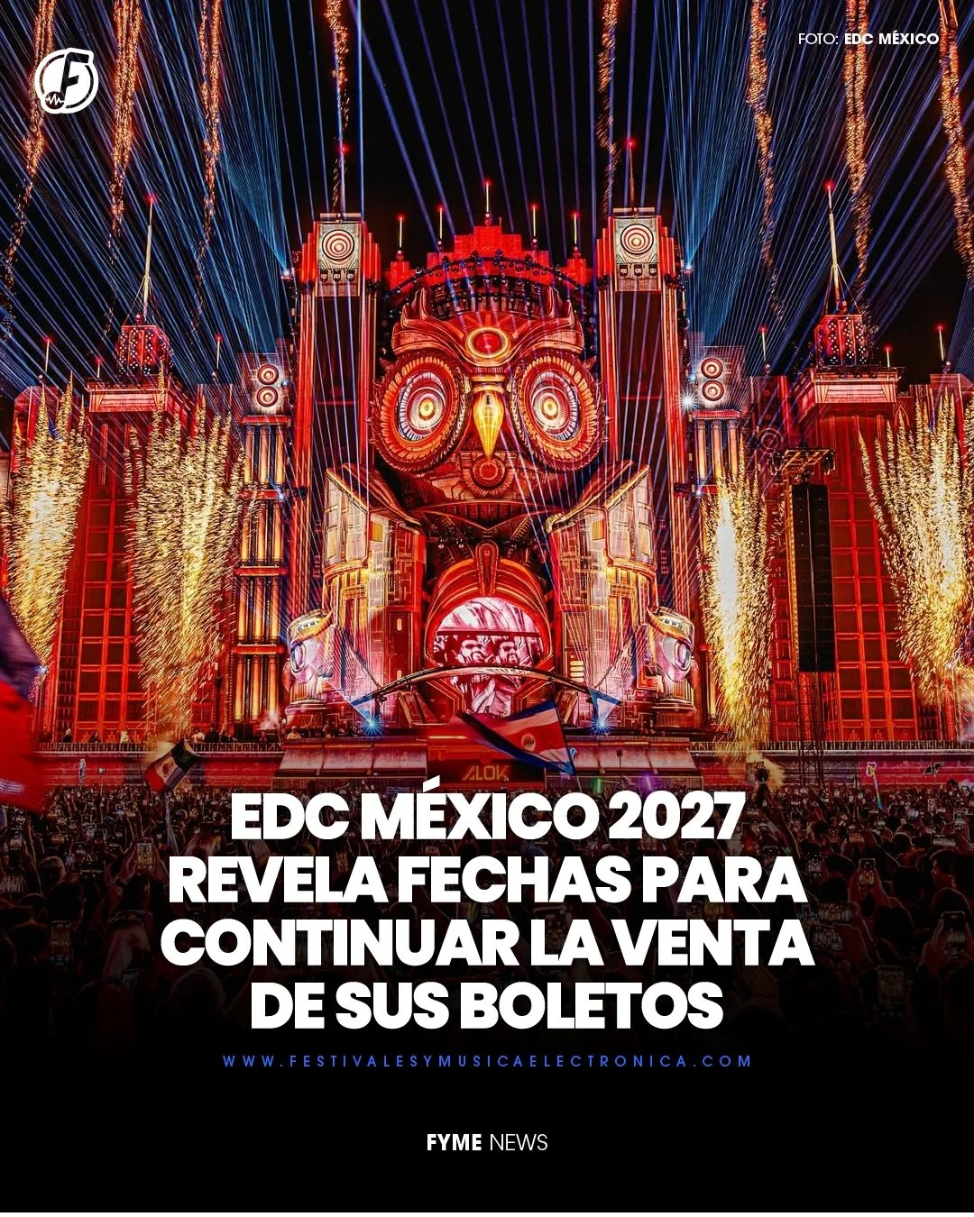 EL VIAJE DE EDC M&Eacute;XICO 2027 YA COMENZ&Oacute;. 🚀⚡

EDC M&eacute;xico ha revelado kineticJOURNEY, el concepto que marcar&aacute; el regreso del festival en 2027. Durante tres d&iacute;as, la m&uacute;sica, las luces y miles de personas volver&