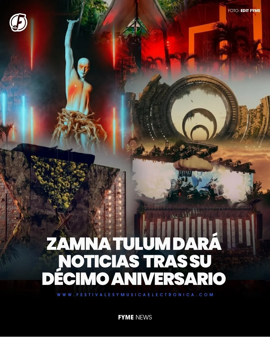 Ma&ntilde;ana @zamna.music nos tiene nuevas sorpresas, con las que celebrar&aacute; oficialmente su 10.&deg; aniversario en Tulum🏝️

Este festival, consolidado como uno de los epicentros internacionales m&aacute;s importantes de la m&uacute;sica ele